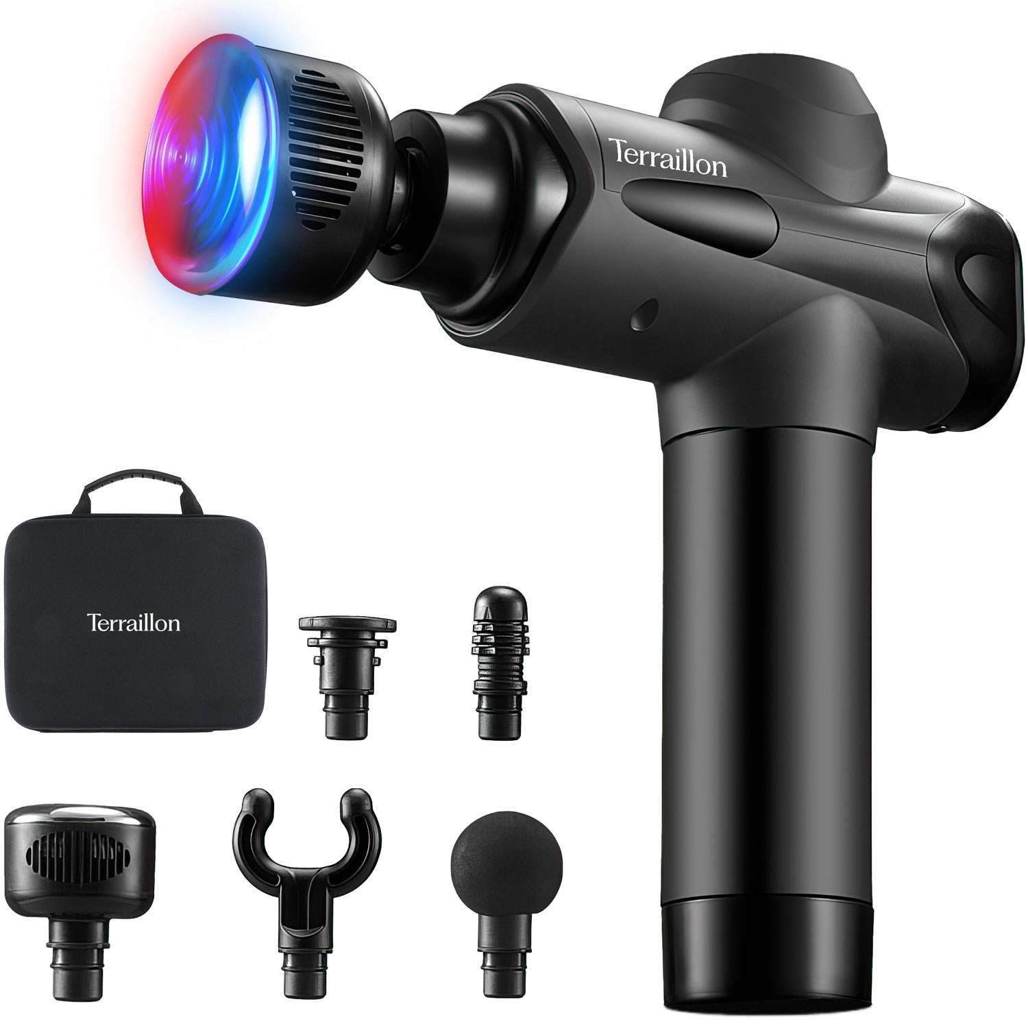 Massagepistol Expert Heat&Cold 4 tilbehør + 1 varm/kold billede