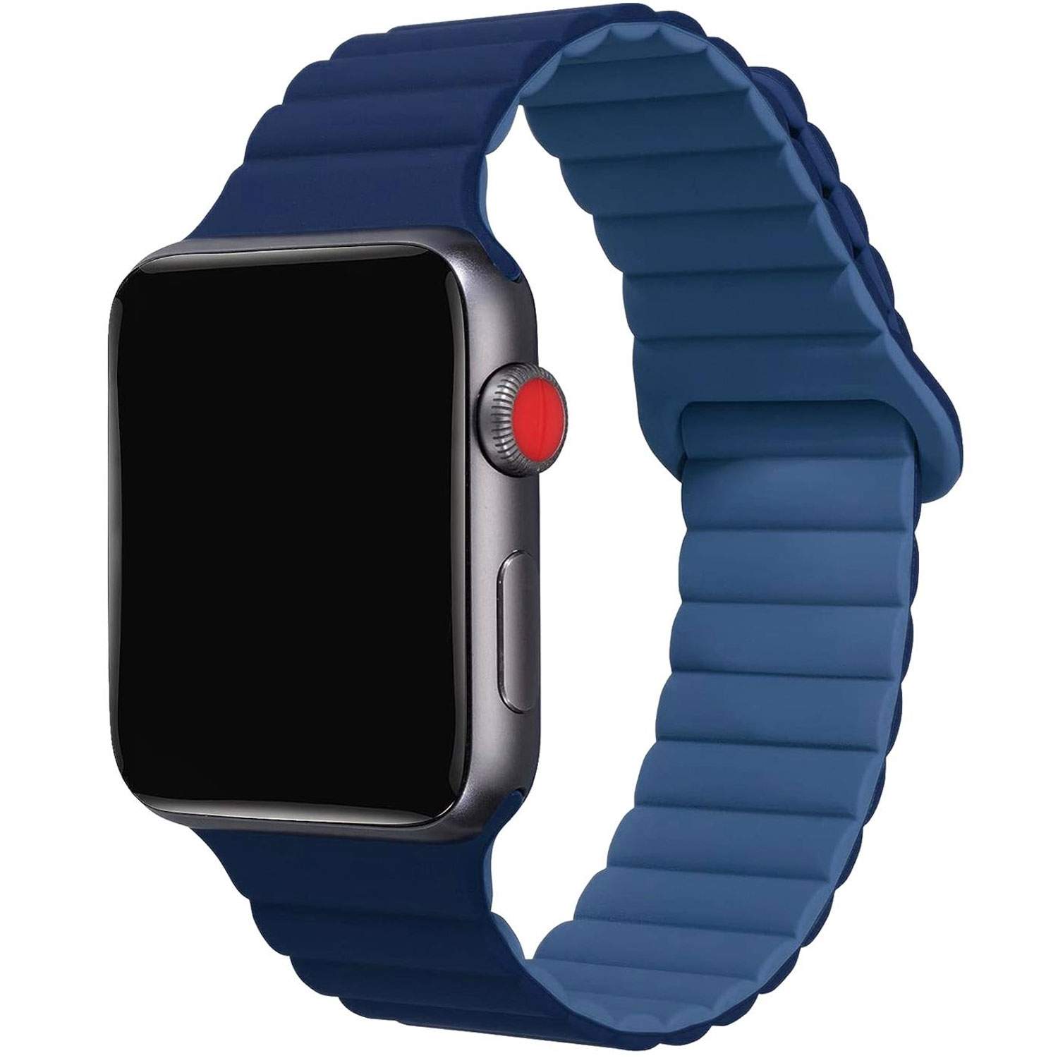 Armbånd til Apple Watch 42/44/45mm Magnetic Blue