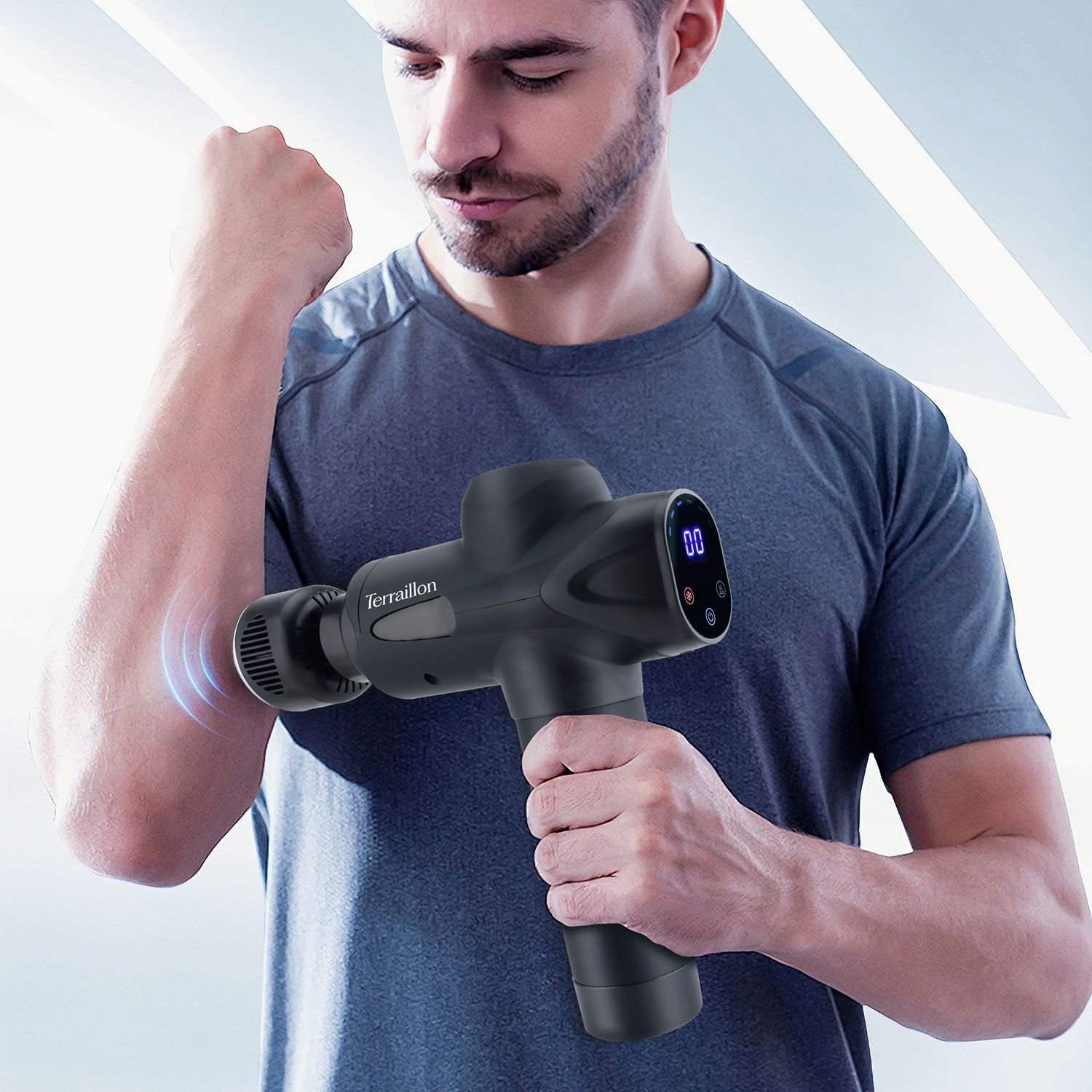 Alternativ bild 1 för Terraillon Massagepistol Expert Heat & Cold