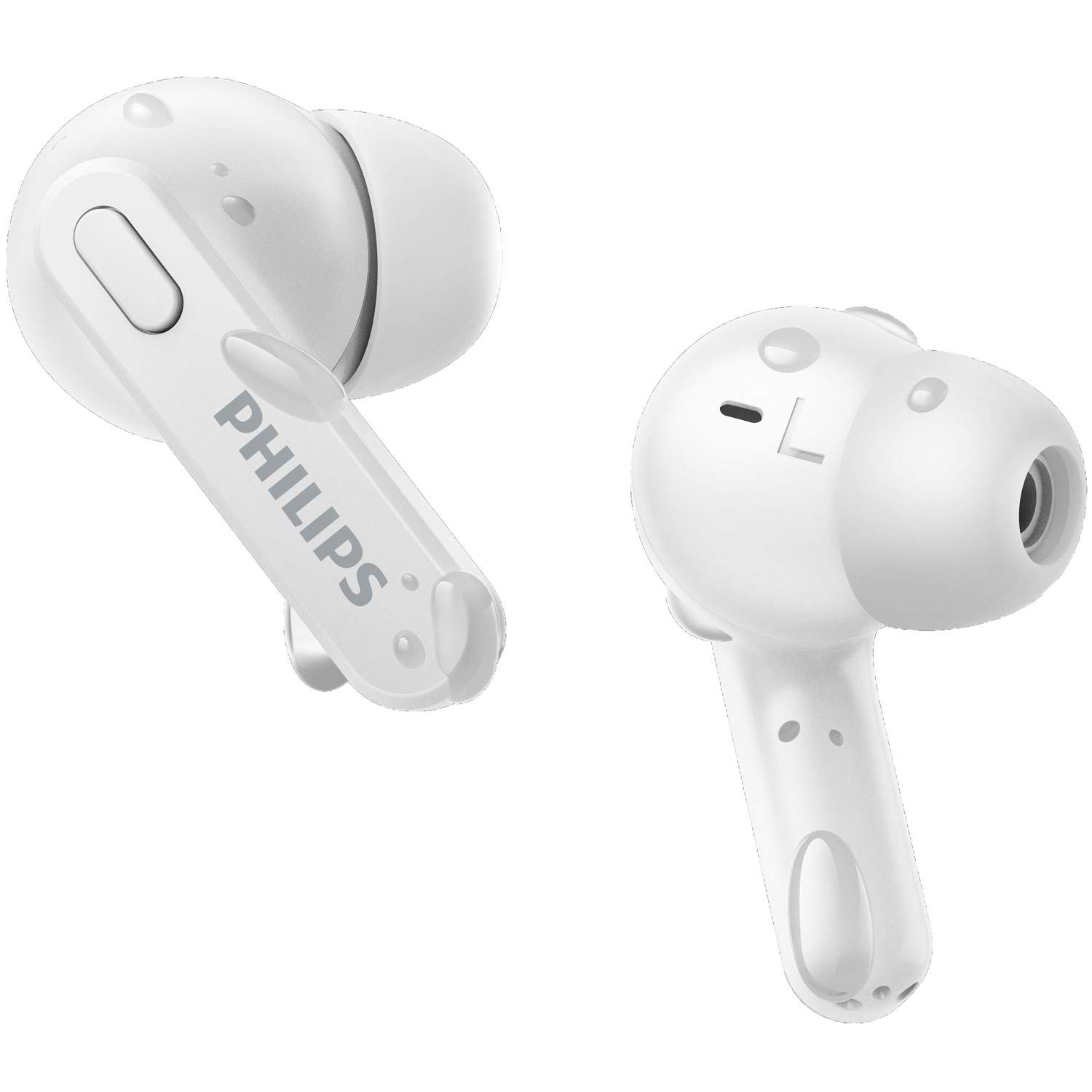 TAT2206WT True Wireless Headphones, IPX4 klasse (stænk- og svedafvisende) 6+18 timers spilletid. Hvid.