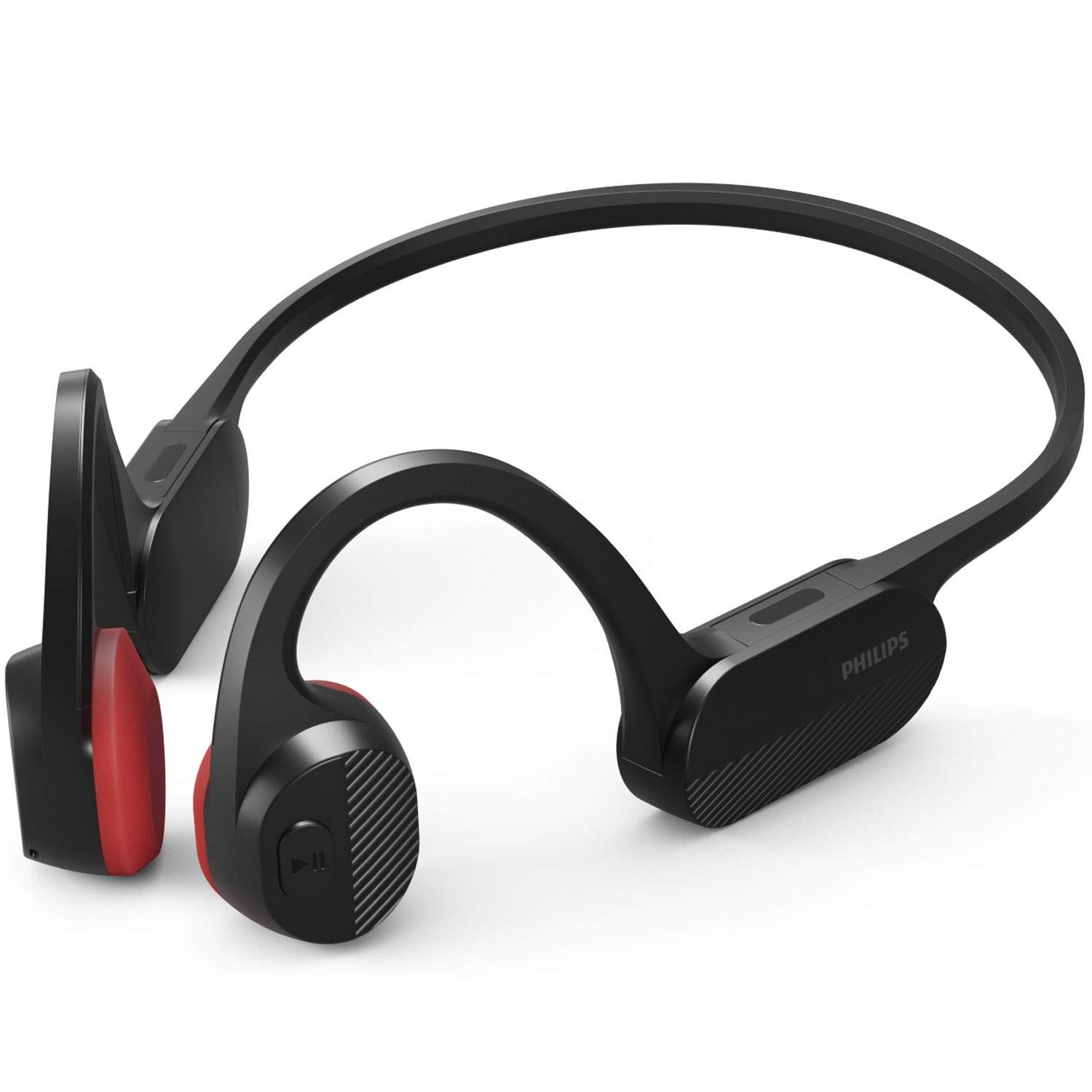 TAA5608BK Trådlösa open-ear-sporthörlurar, bone conduction, IPX5-klass. Svarta. | Elektronik - Ljud & Bild - Hörlurar & Headset - Trådlösa Hörlurar | Pryloteket