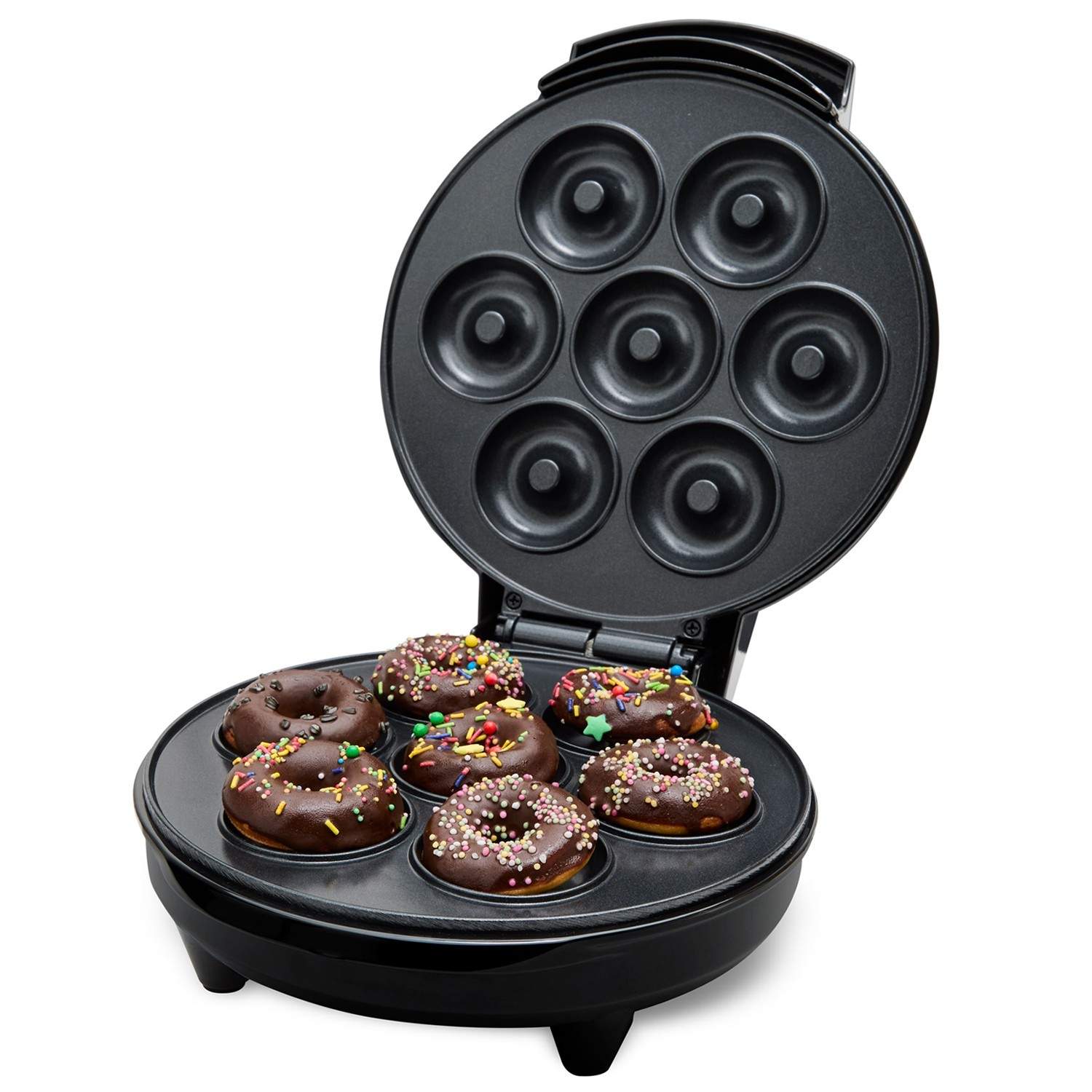 Alternativ bild 1 för Donut Maker Ceramic 7 Munkar 700W DM400 Svart