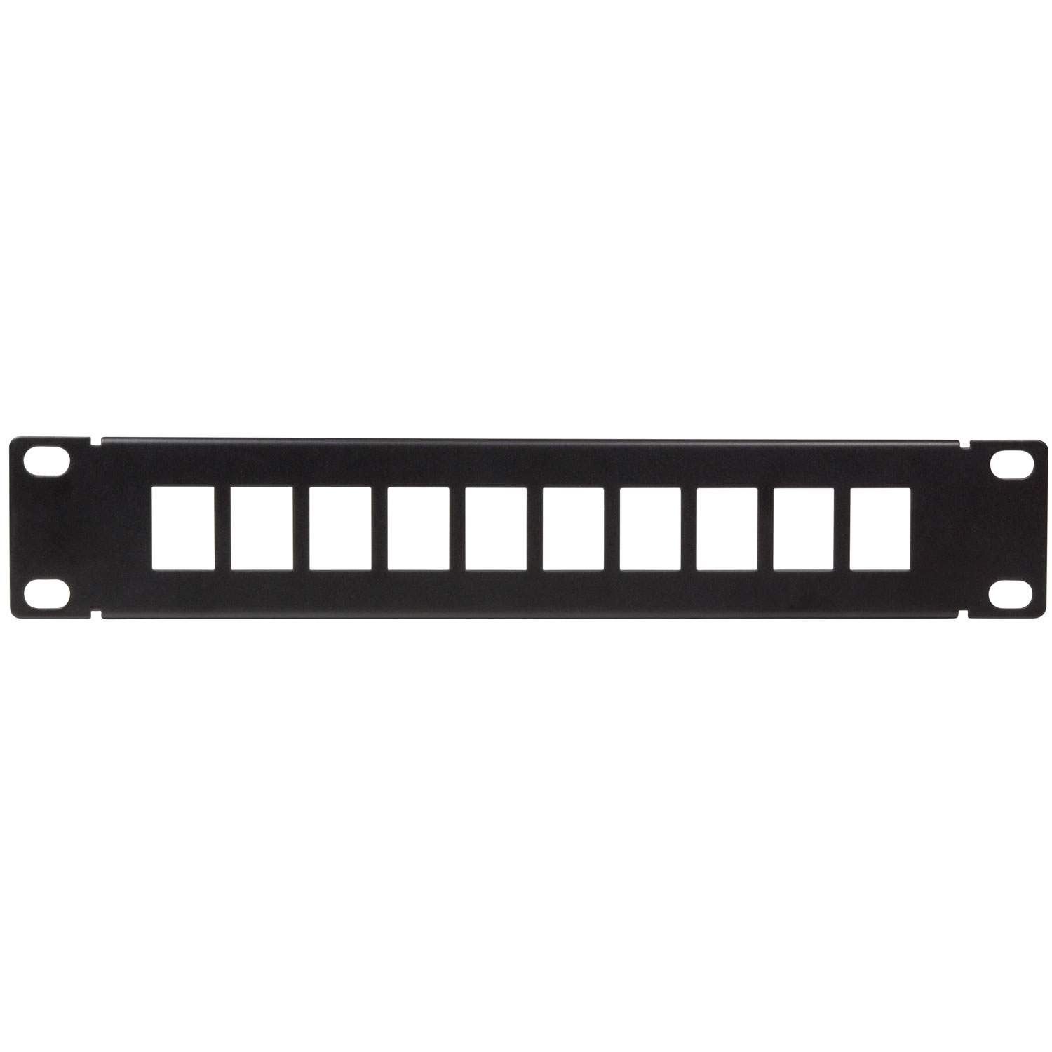Patchpanel til 10 Keystone-stik til 10" rack U1 Sort billede
