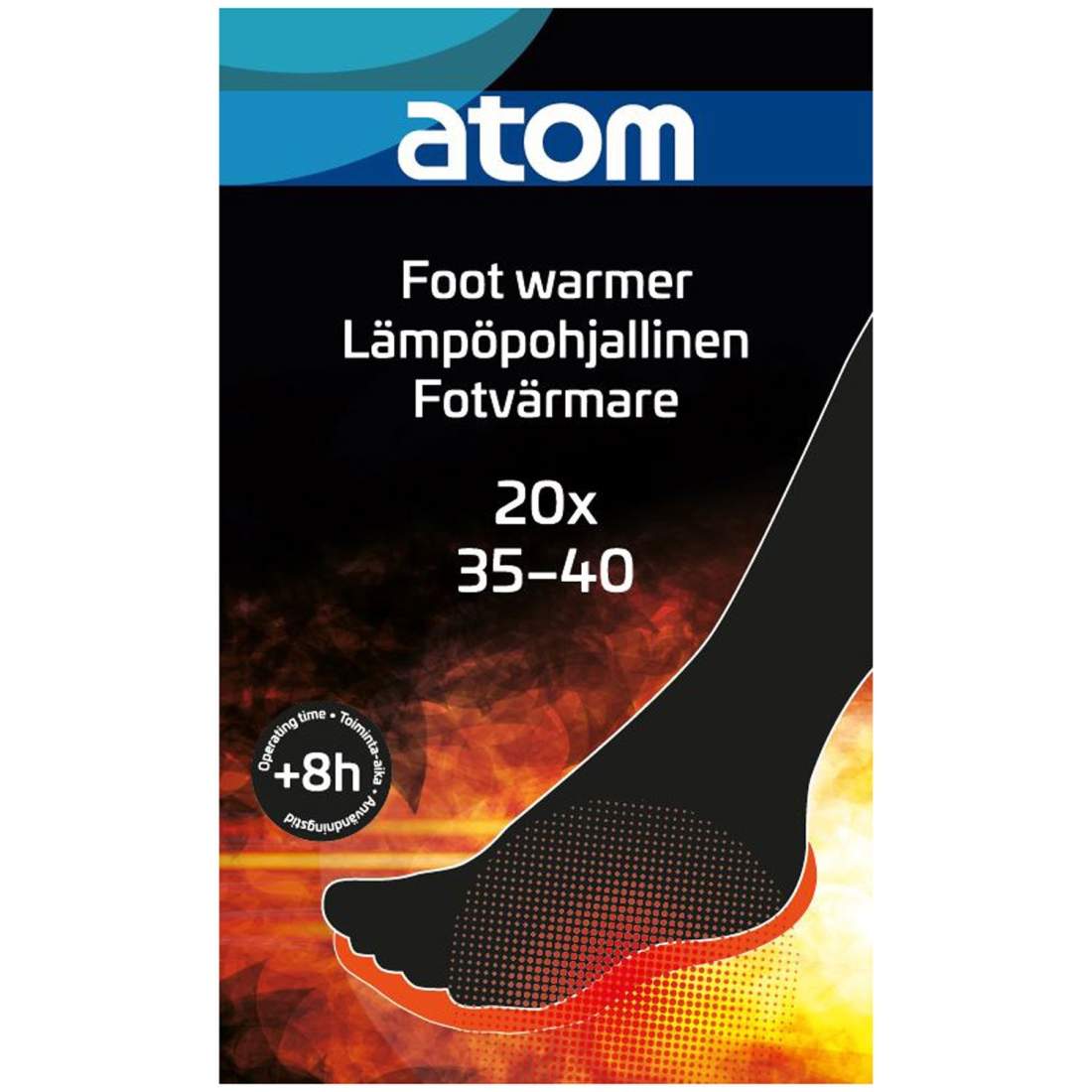 Atom Termisk innersula strl 35-40 20 st. | Hem & Hobby | Pryloteket