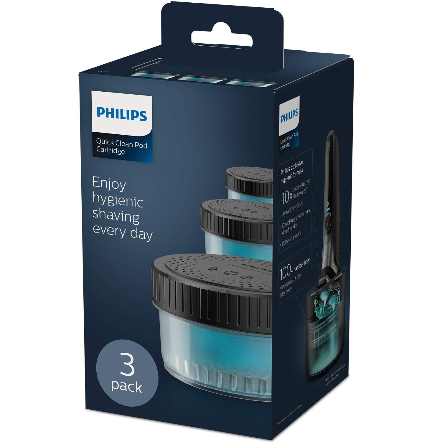 Alternativ bild 1 för Philips CC13 - Rengöringspatron - för rakapparat (paket om 3)