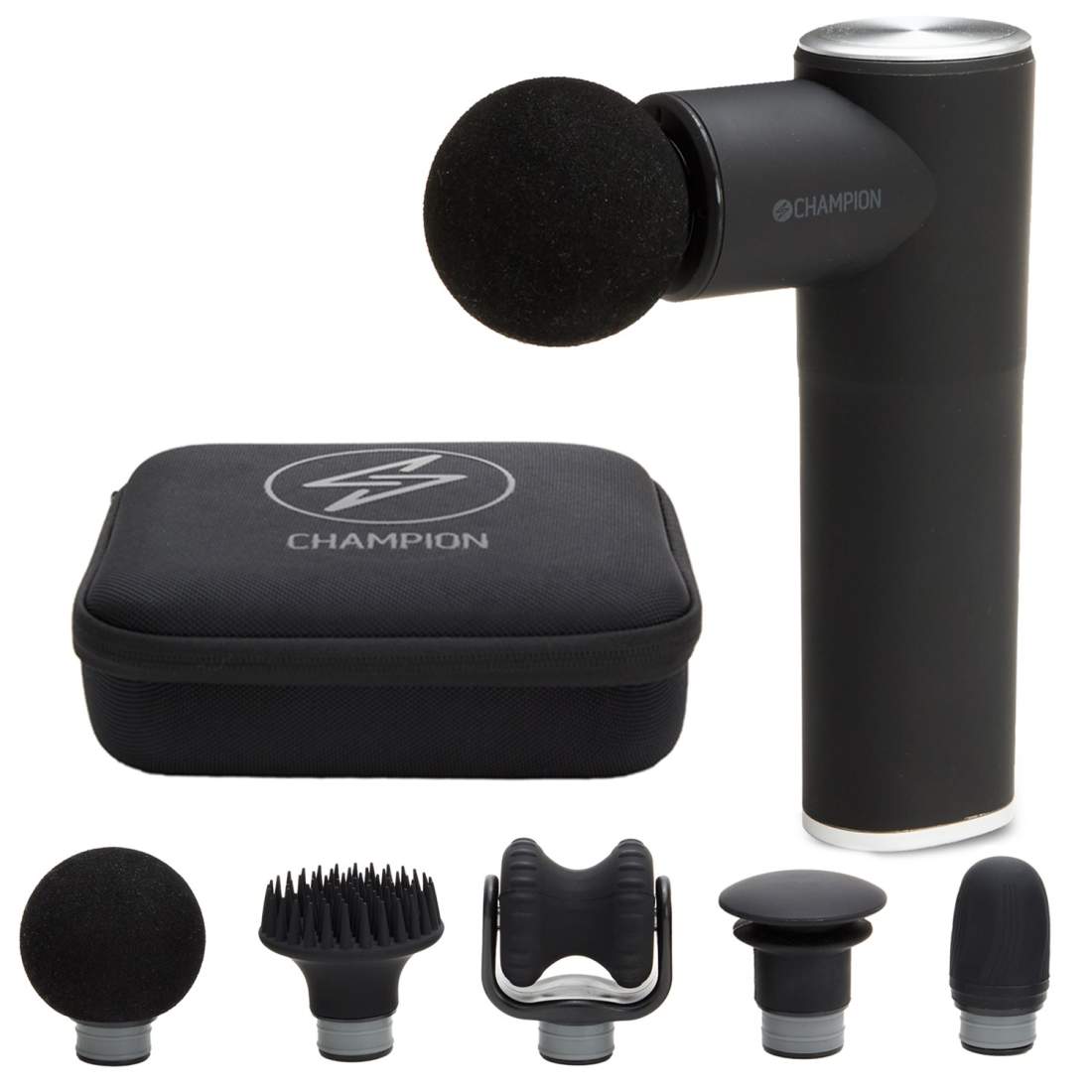 Massagepistol Compact Power 3300RPM 1800mAh MG400 Svart/Silver | Sport & Fritid - Träning | Pryloteket