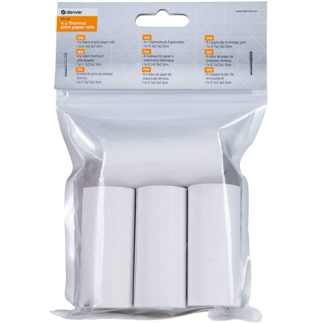 PP-40 Extra pappersrullar till Denver KPC-1370 och MBP-32B | Hem & Hobby | Pryloteket