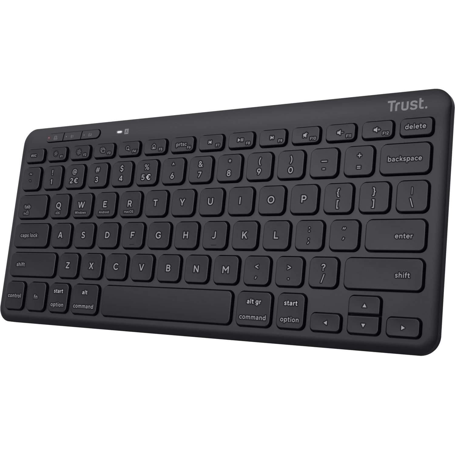 Lyra Kompakt trådløst tastatur nordisk layout billede