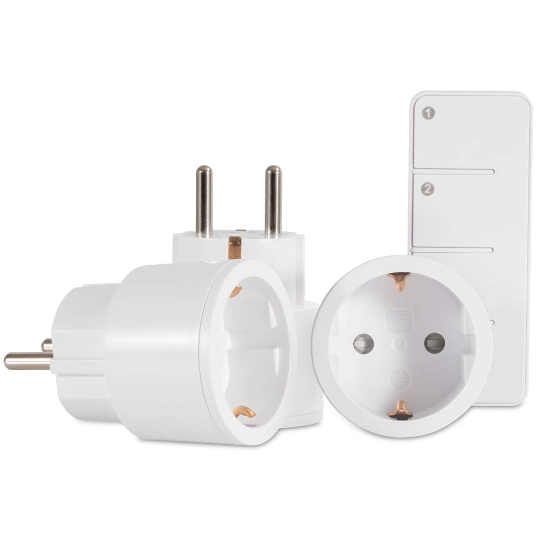 MYCR-2/SET 3 x miniplugin På/Av inkl fjärrkontroll | Hem & Hobby - Hem & Hushåll - Bygg | Pryloteket