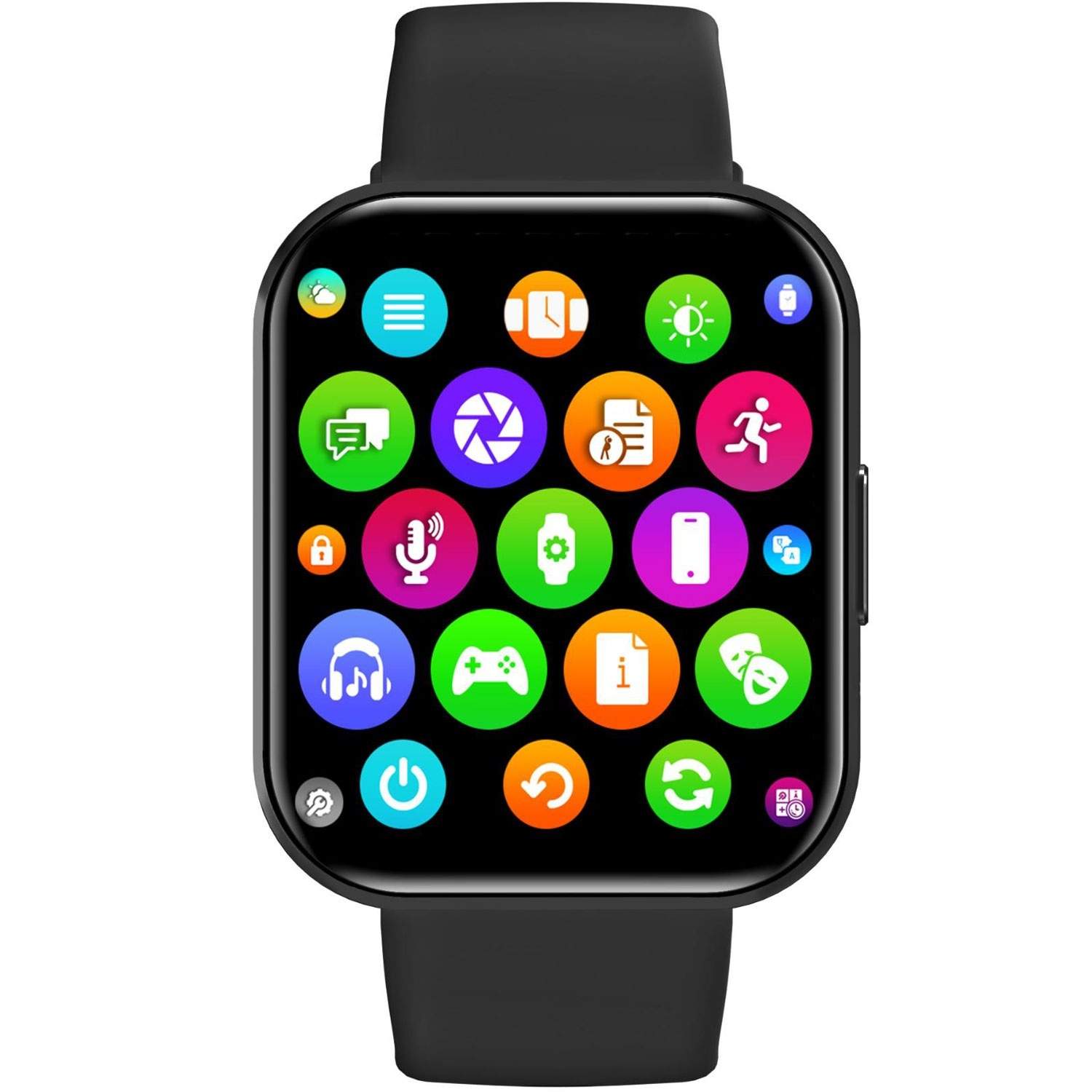 Trainer Ultra Smartwatch med to armbånd Sort + Orange