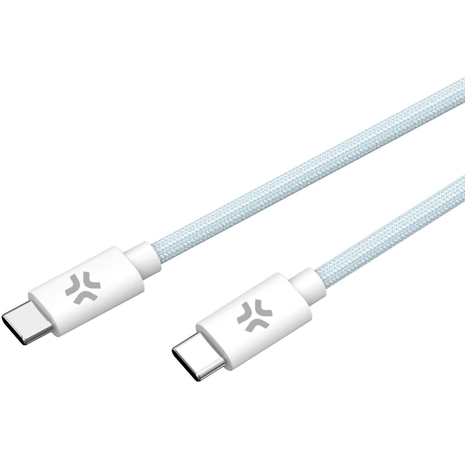 USB-C - USB-C kabel 60W 1,5 m Lyseblå