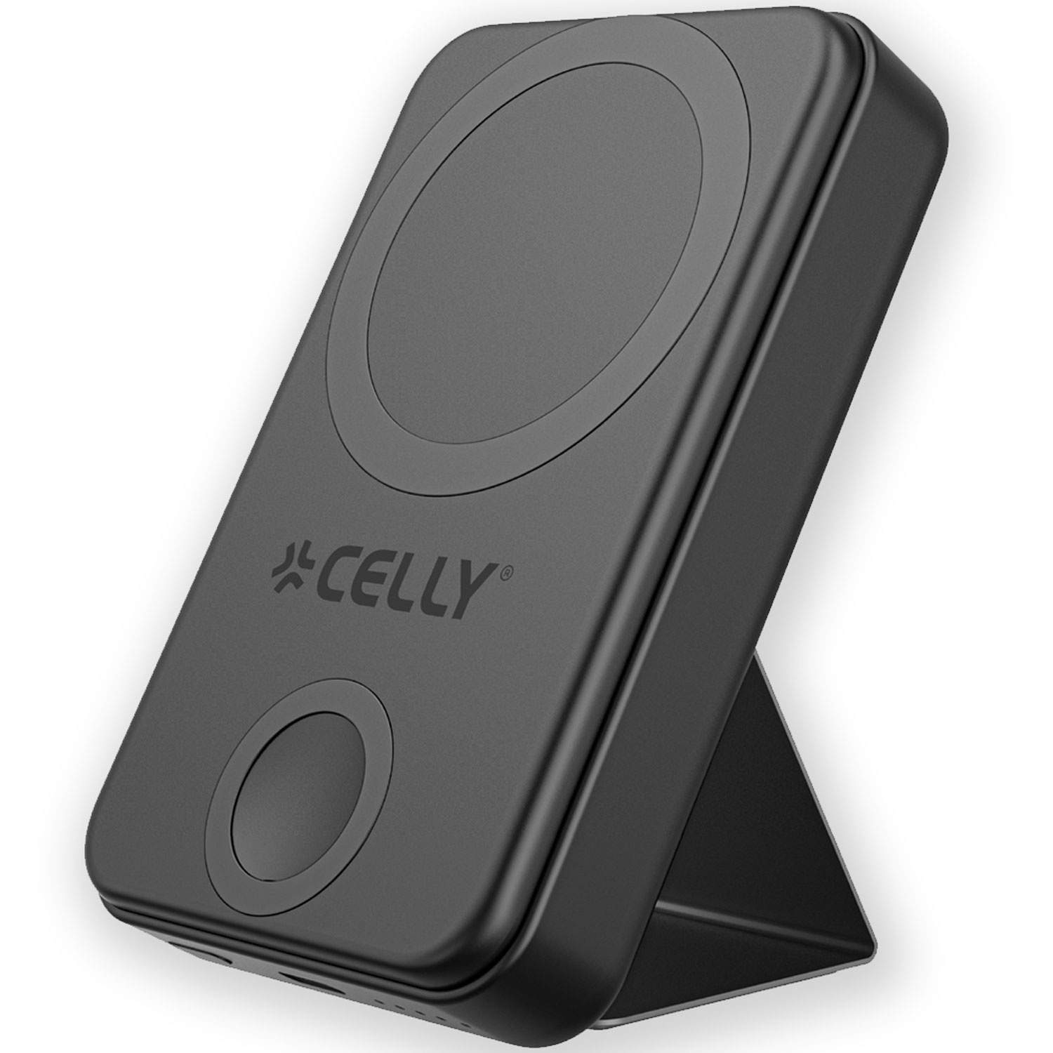 MAGPBW10000 PowerBank 10W/2,5W MagSafe Trådløs opladning integreret stativ