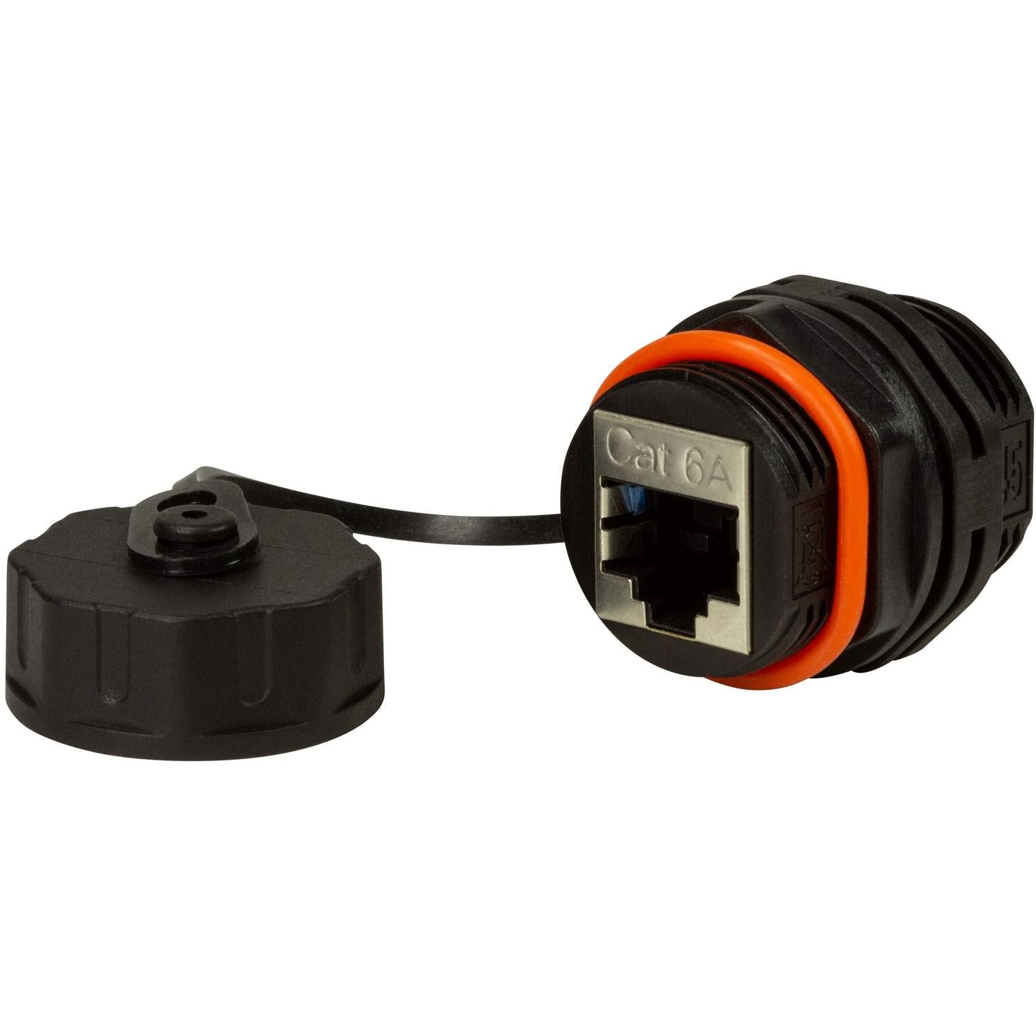 CAT6A Skrueforbindelse Udendørs 2 x RJ45 IP68