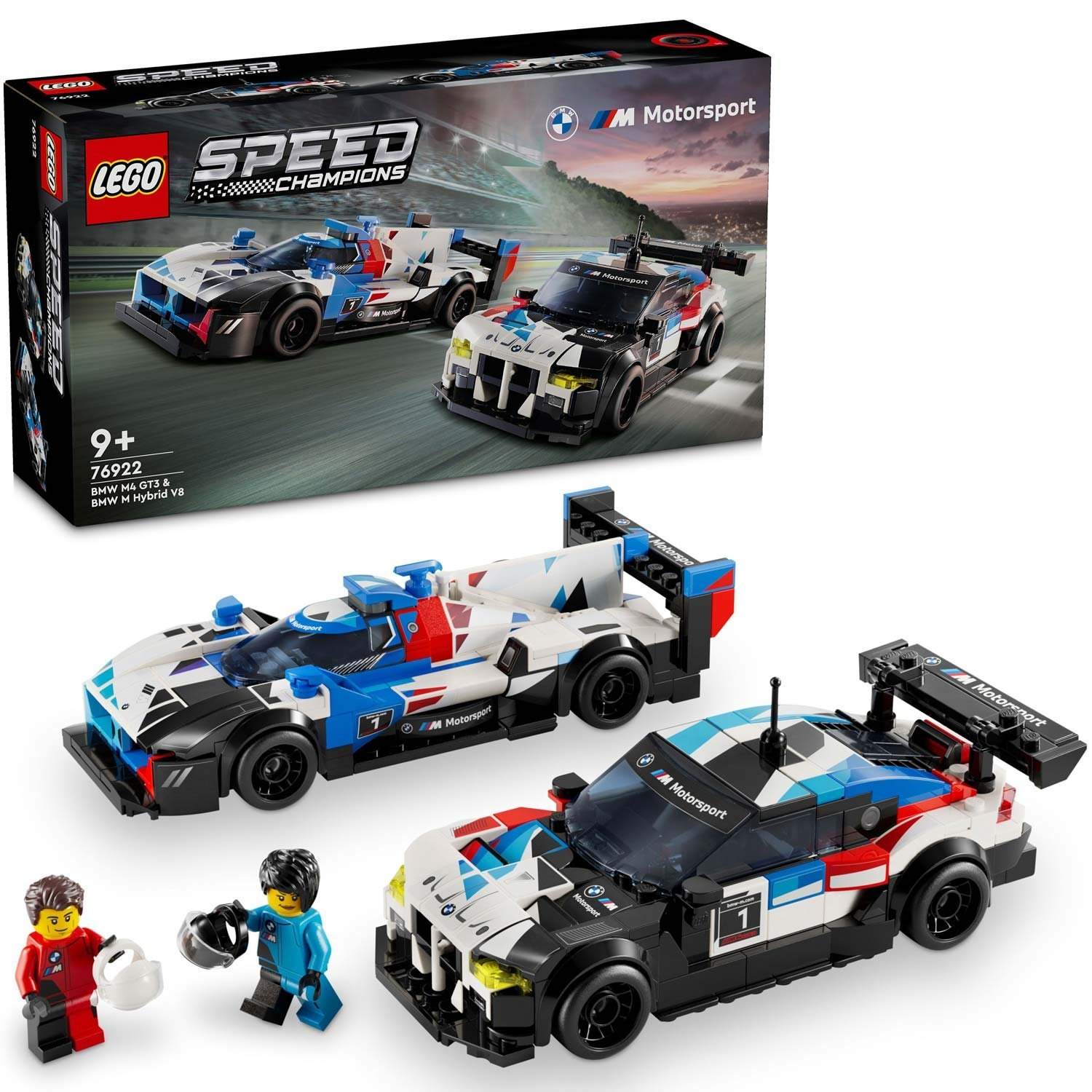 Speed Champions - BMW M4 GT3 og BMW M Hybrid V8 racerbiler 76922