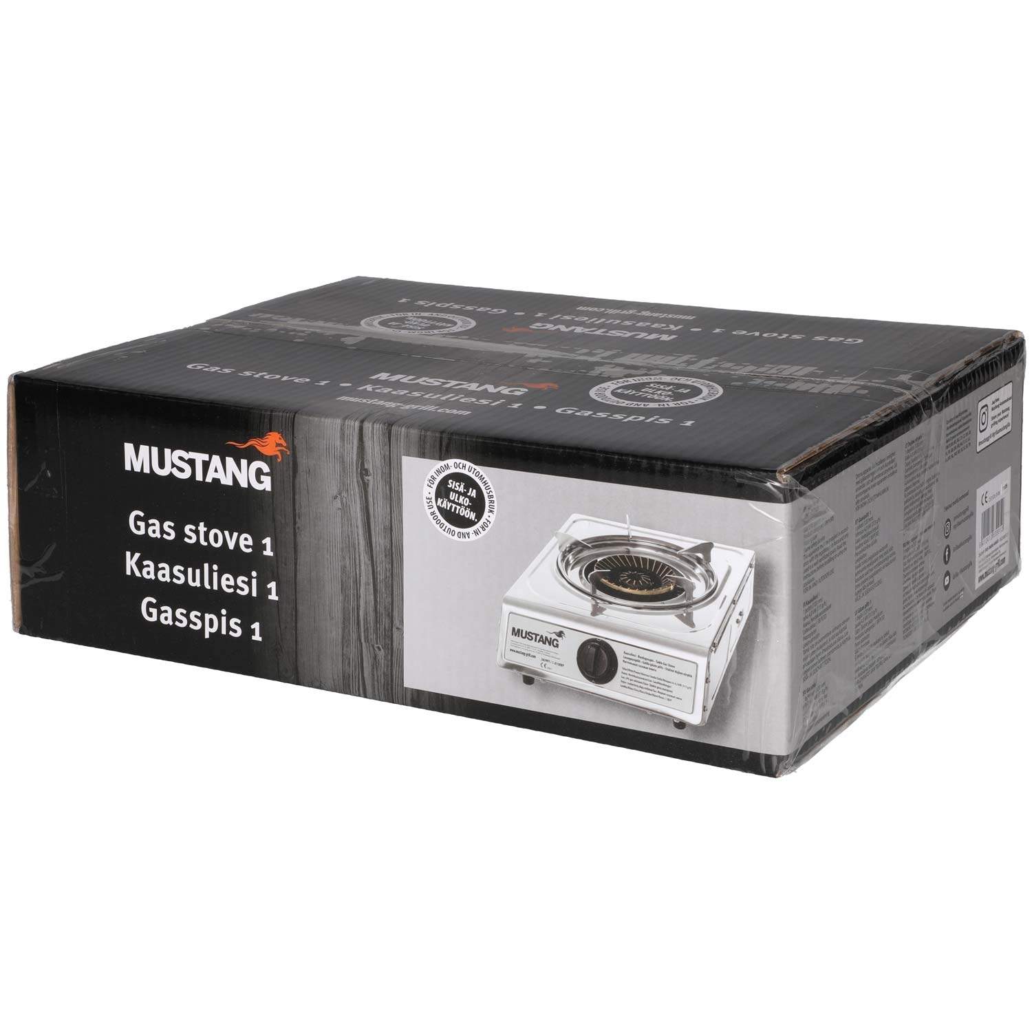 Alternativ bild 1 för Mustang Gasolkokplatta 1 brännare Rostfritt stål 4,3 kW