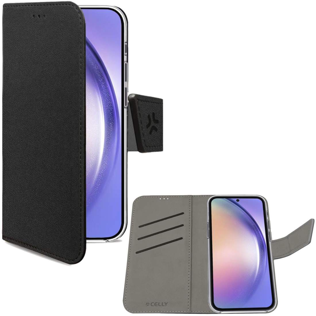 Wally Wallet Case Galaxy A55 5G Svart | Elektronik - Tillbehör Mobil & Surfplatta - Mobiltillbehör - Mobilskal & Fodral - Samsung | Pryloteket