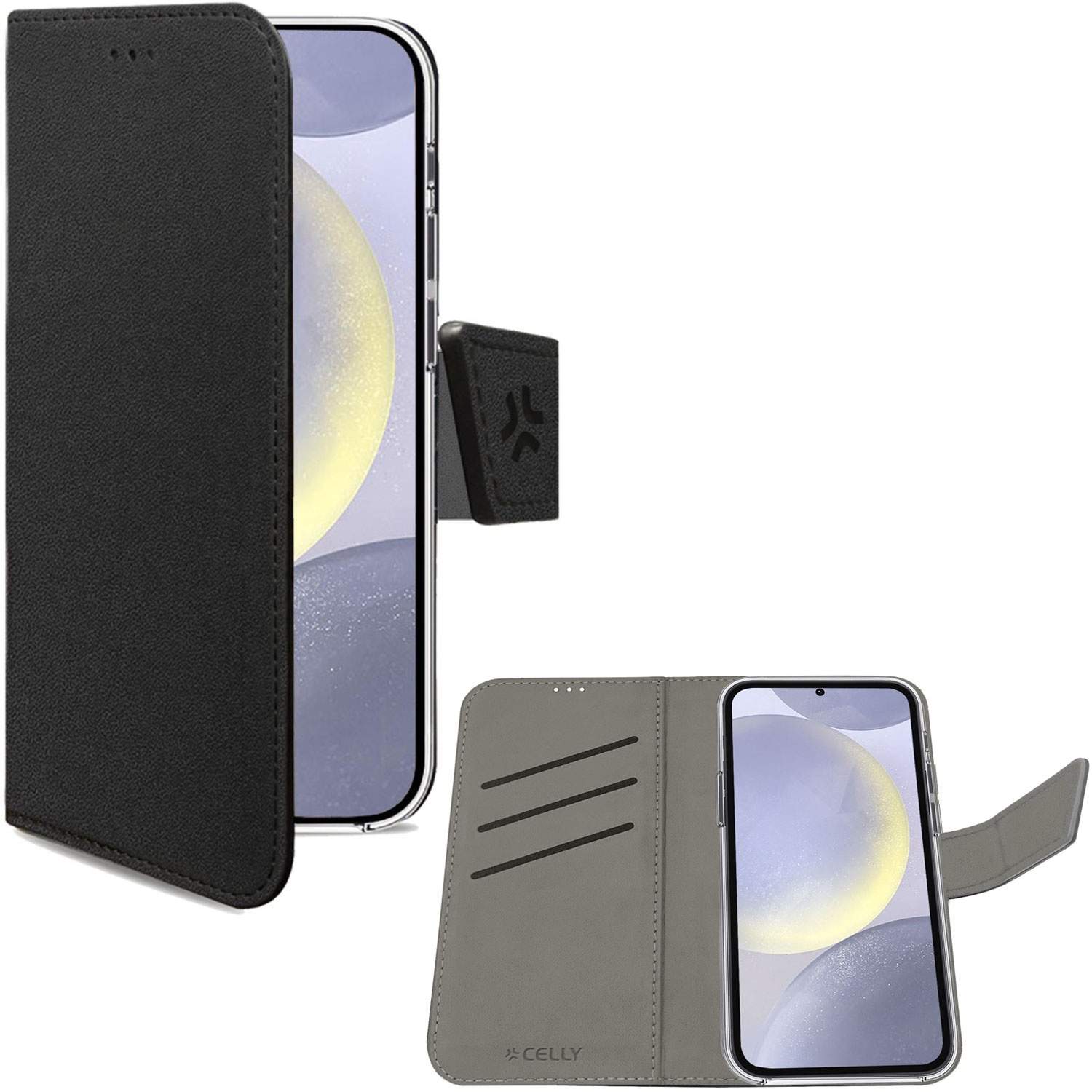 Wally Wallet Case Galaxy S24+ 5G Sort billede