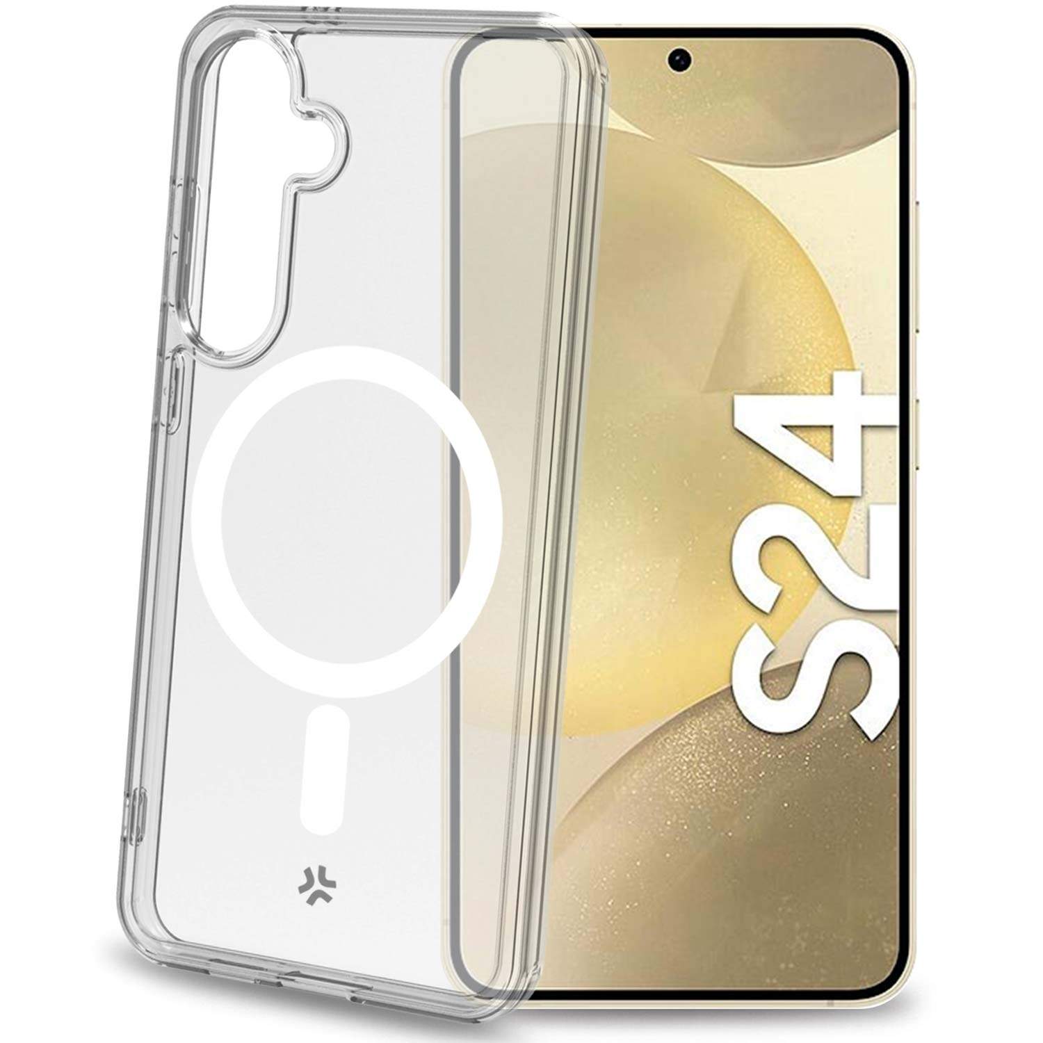Celly Gelskinmag Magnetic TPU Cover Galaxy S24 5G Transparent