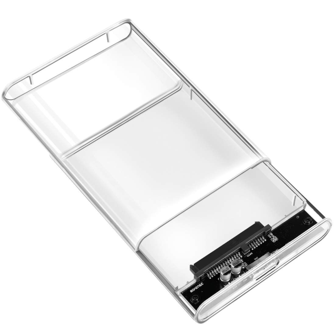 Hårdiskkabinett 2,5"" SATA USB 3.0 Skruvfri design Transparent | Elektronik - Speltillbehör - Windows | Pryloteket