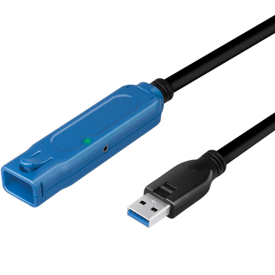 Aktiv USB 3.0-förlängningskabel 5 Gbps 10m | Elektronik - Kablar & Adaptrar - Adaptrar & Signalomvandlare - USB | Pryloteket