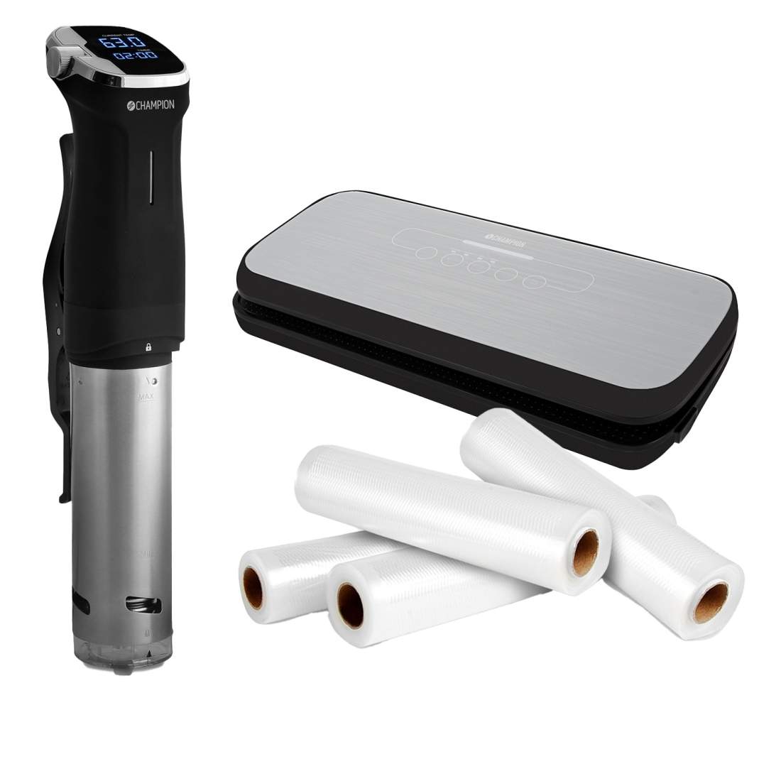 Sous videpaket m. vakuumförpackare Fresh & 4 rullar | Hem & Hobby | Pryloteket