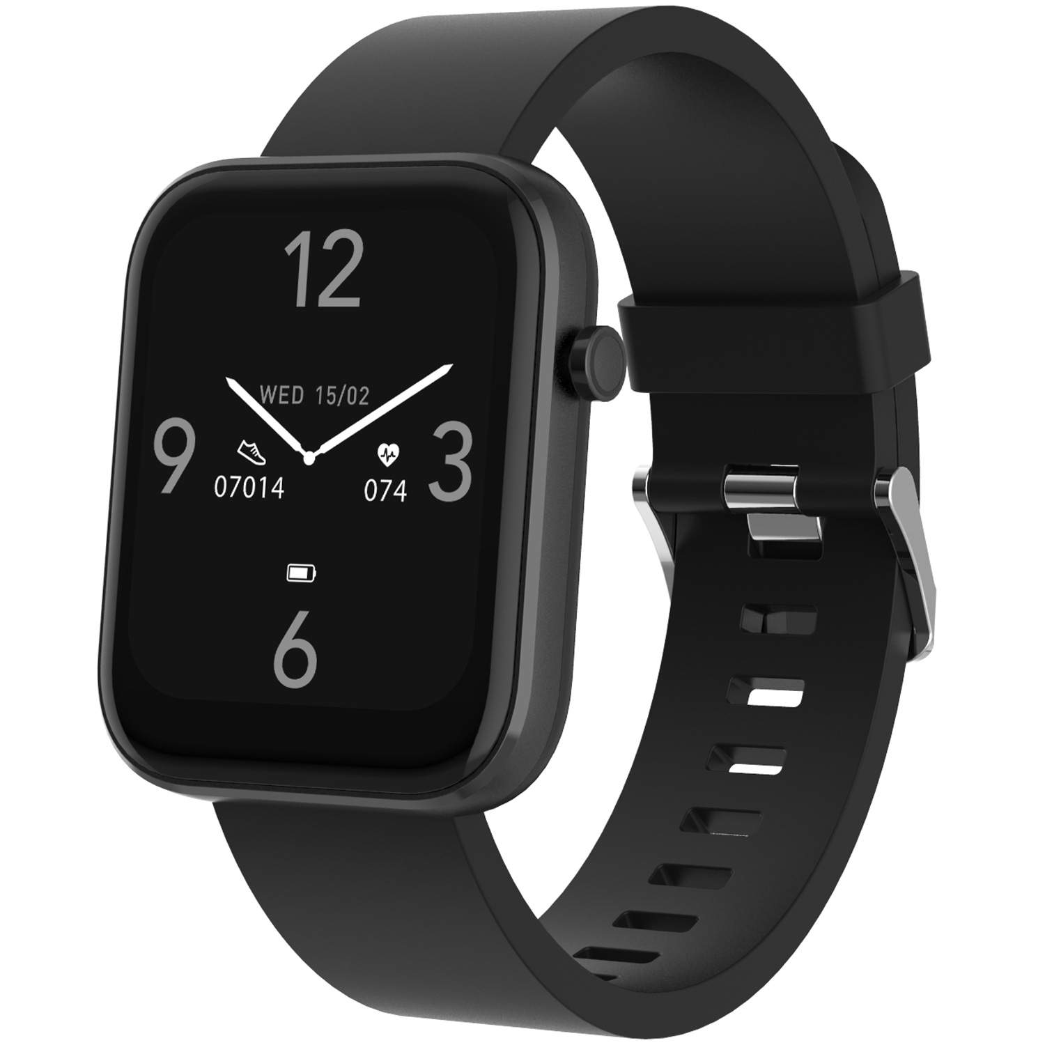 SW-182B Bluetooth smartwatch med pulsmåler, blodtryk og blodiltmåler billede