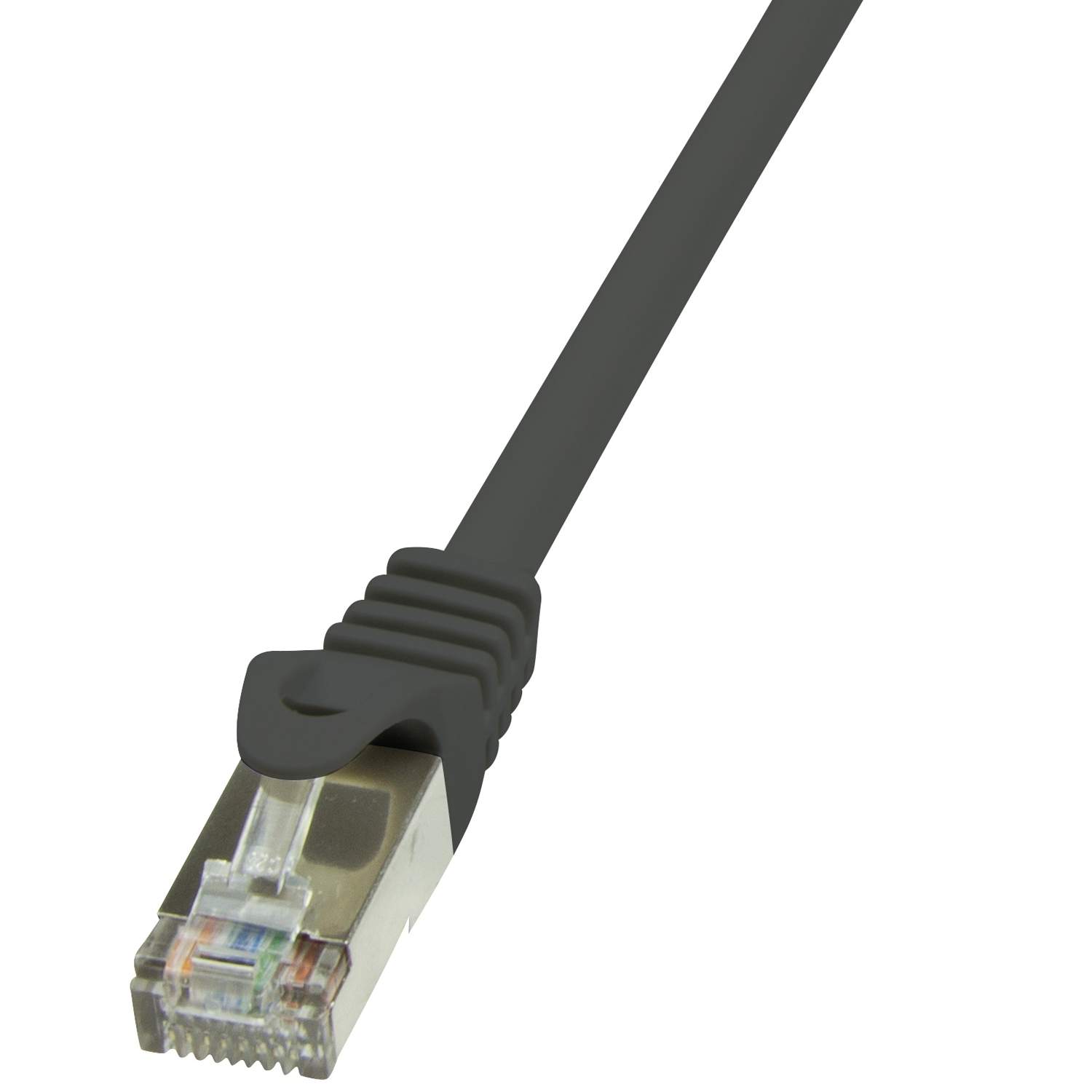 Patchkabel Cat5e F/UTP Ecoline 1m Sort