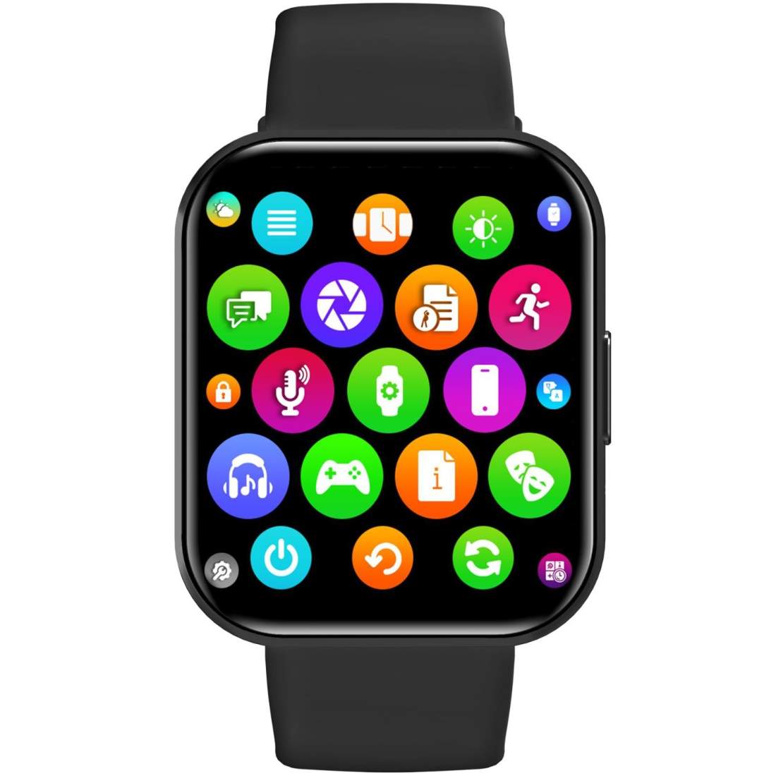 Trainerwatch2 Smartwatch med rektangulär urtavla Svart | Sport & Fritid - Träning | Pryloteket