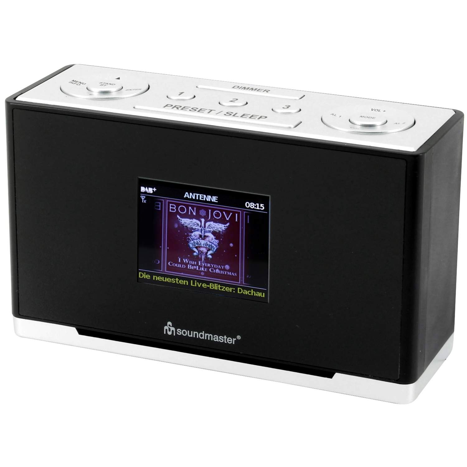 UR240SW DAB+/FM radio med quick dial og clockradio funktion