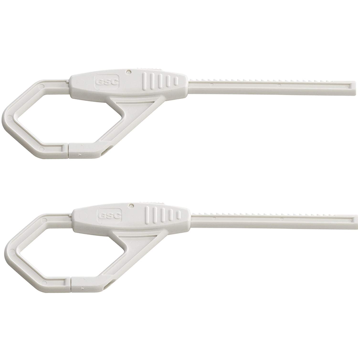 BabyDan Børnesikring - Skydelås - 2 stk. - Hvid