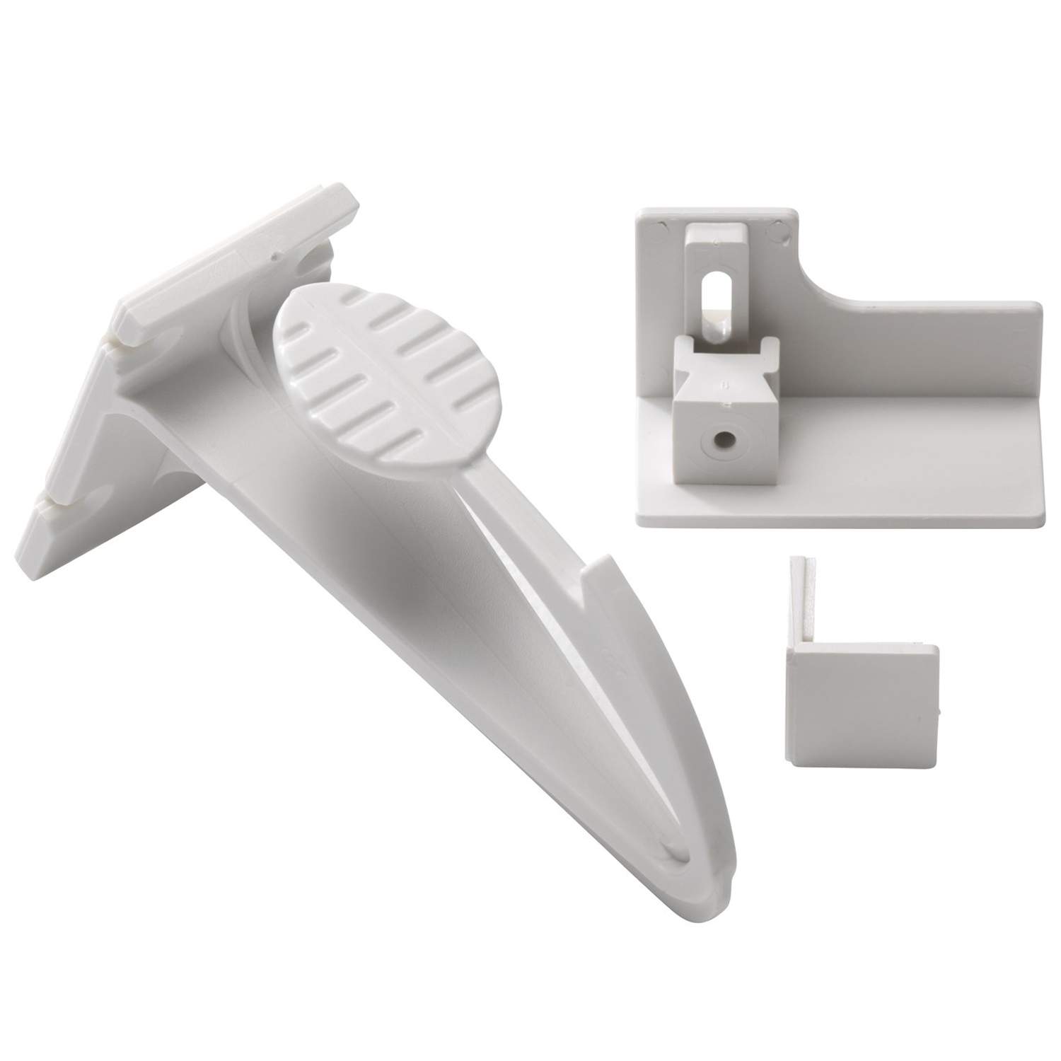 BabyDan Børnesikring - Easy Fix Skuffe-/Skabslås - Hvid