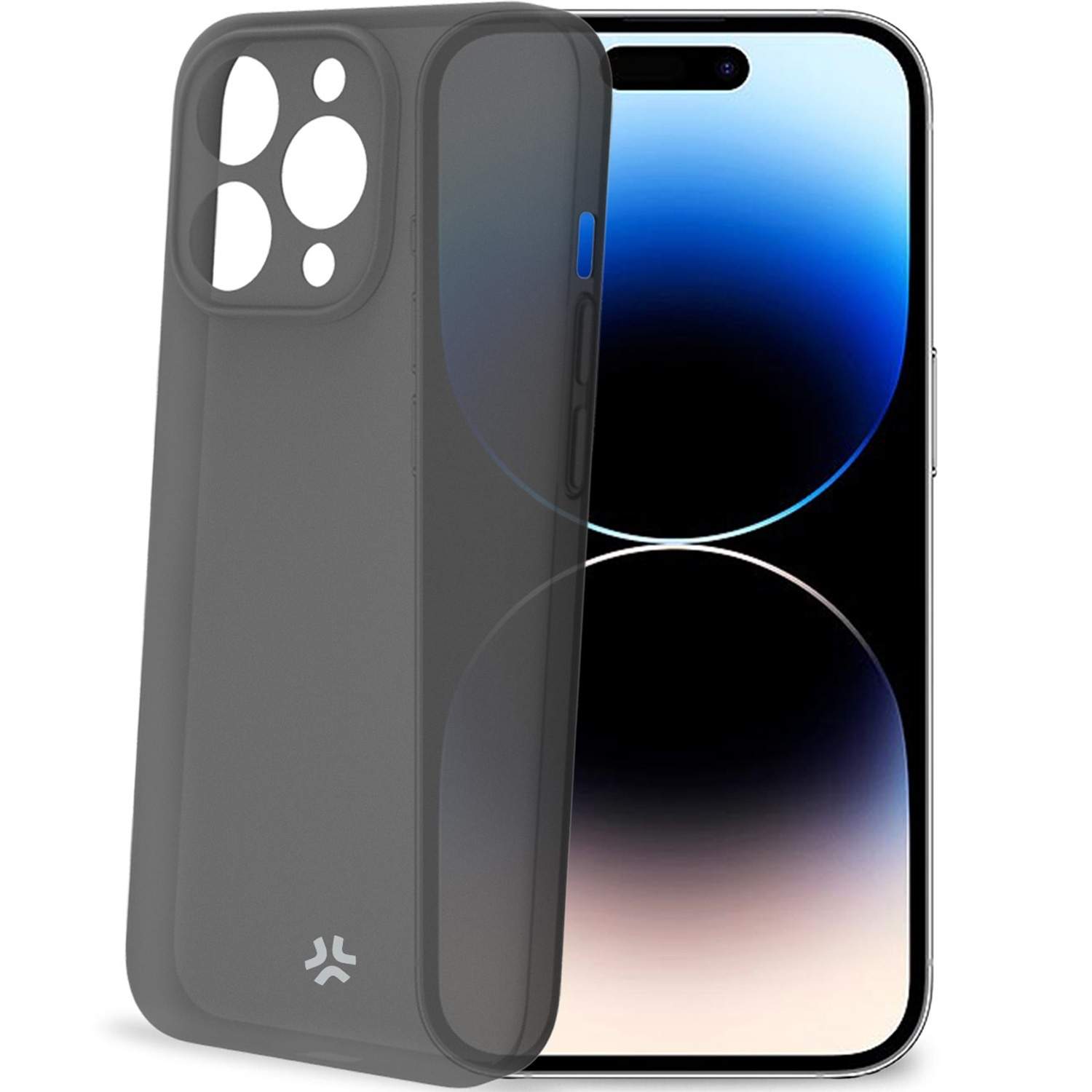 SPACE Super tyndt etui til iPhone 15 Pro Sort