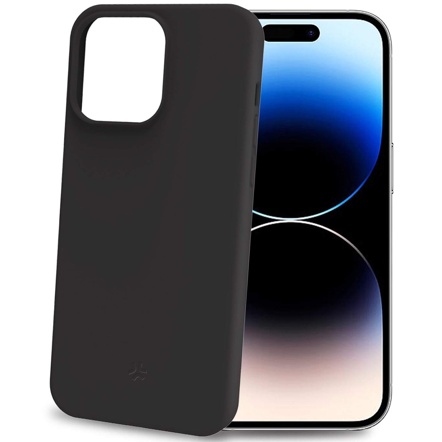 Celly Planet Soft TPU-Cover GRS 100% återvunnen TPU iPhone 15 Pro Svart