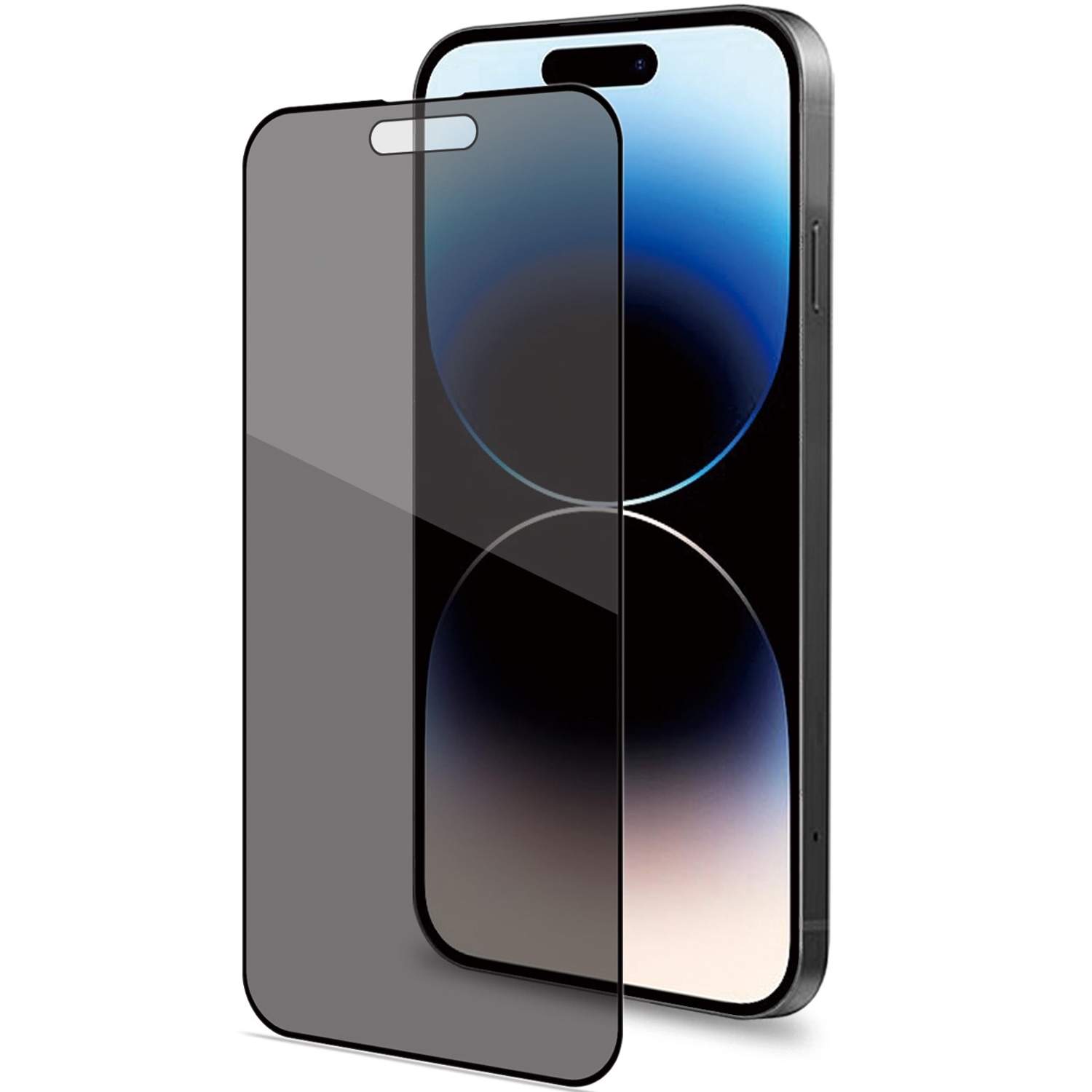 Privacy Screen Protector iPhone 15 Pro i hærdet glas