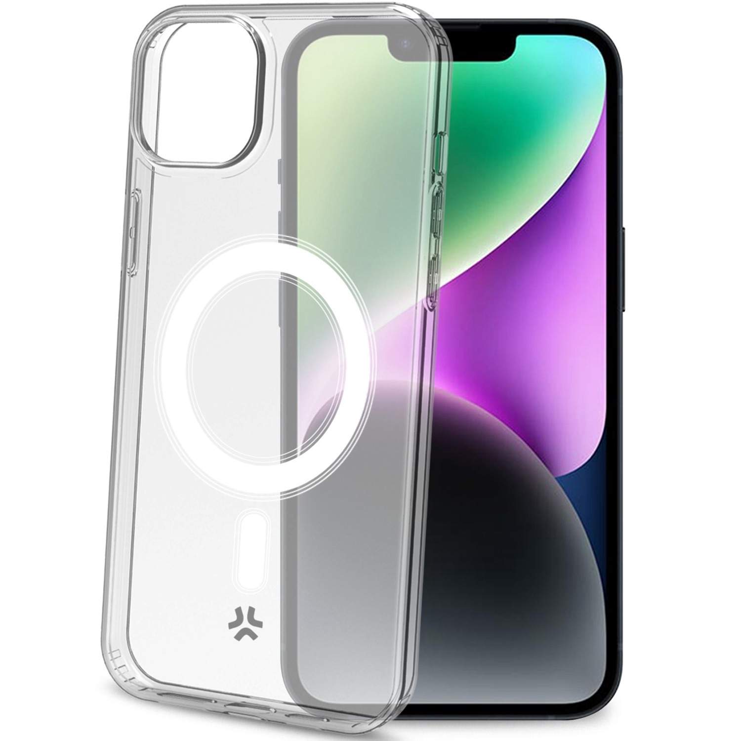 Gelskinmag Magnetic TPU Cover iPhone 15 Gennemsigtig