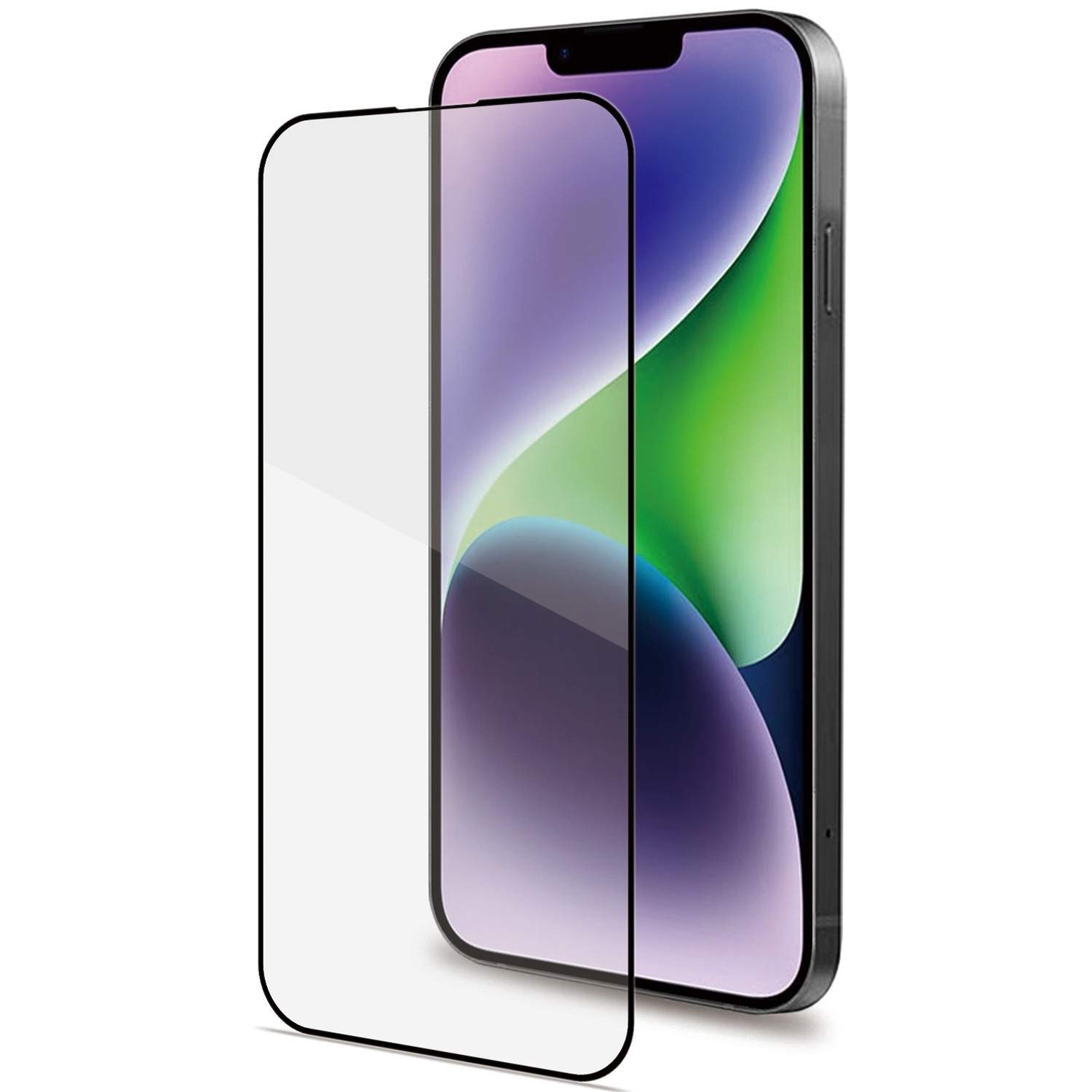 Fuldt glas skærmbeskytter iPhone 15 Plus i hærdet glas