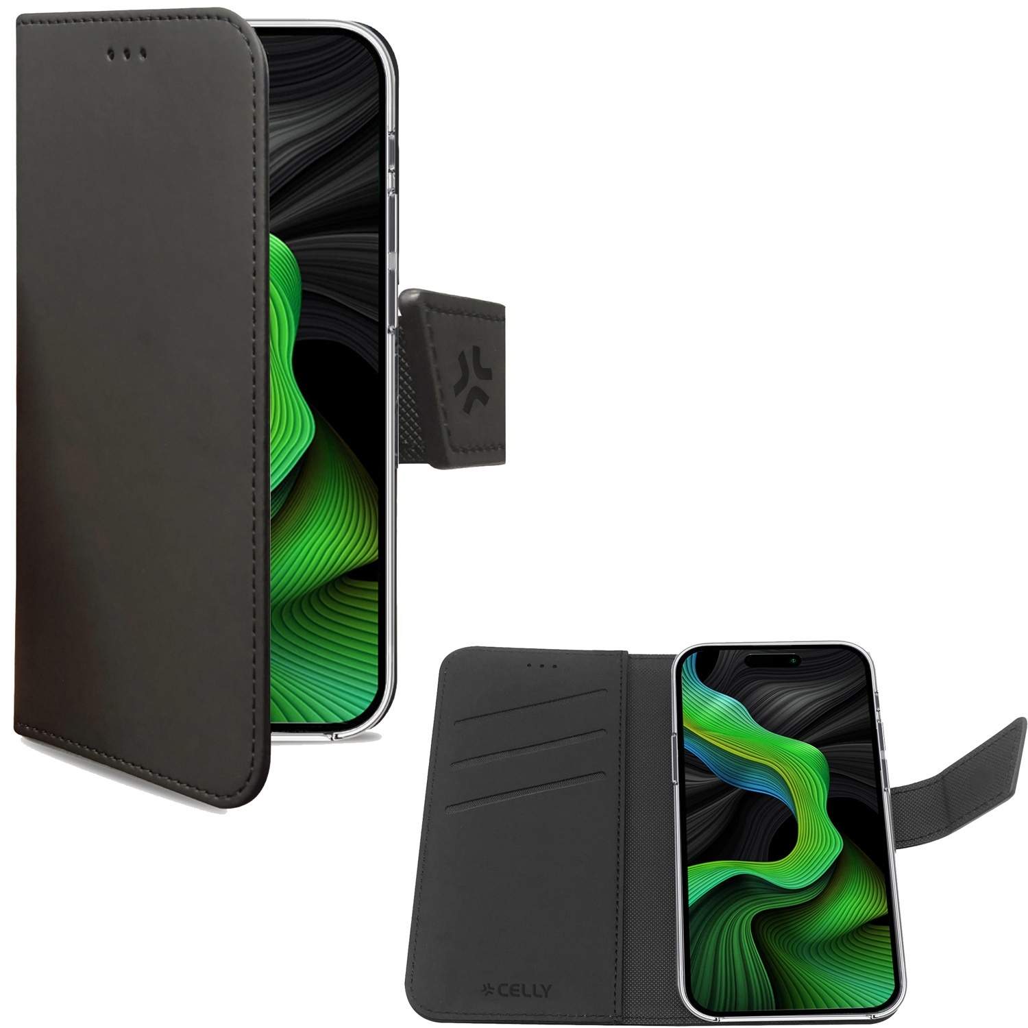 Wally Wallet Case iPhone 15 Pro Svart | Elektronik - Tillbehör Mobil & Surfplatta - Skärmskydd - iPhone | Pryloteket