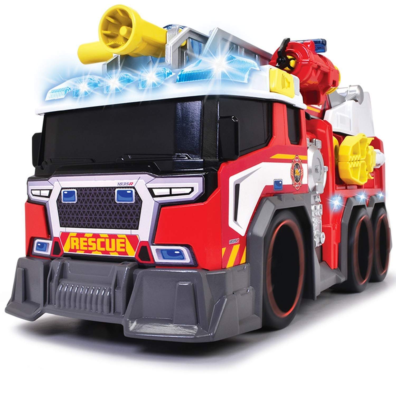 Alternativ bild 1 för Dickie Toys 203307000, Brandbil, 3 År, AA, Svart, Blå, Röd, Vit, Gul