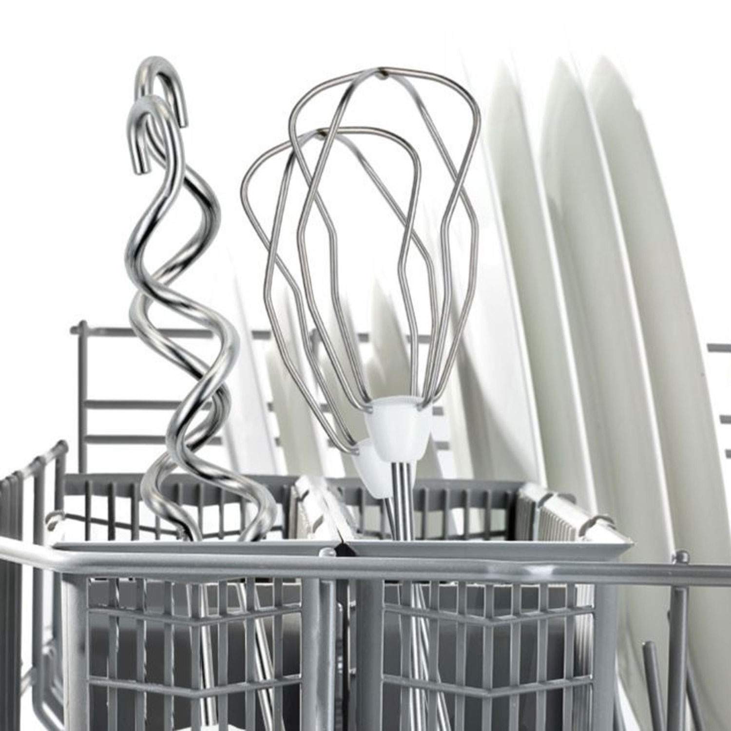 Alternativ bild 1 för Bosch MFQ36460, Bordsblandare, Vit, Blender, Mixer, 1,3 m, Plast, Plast