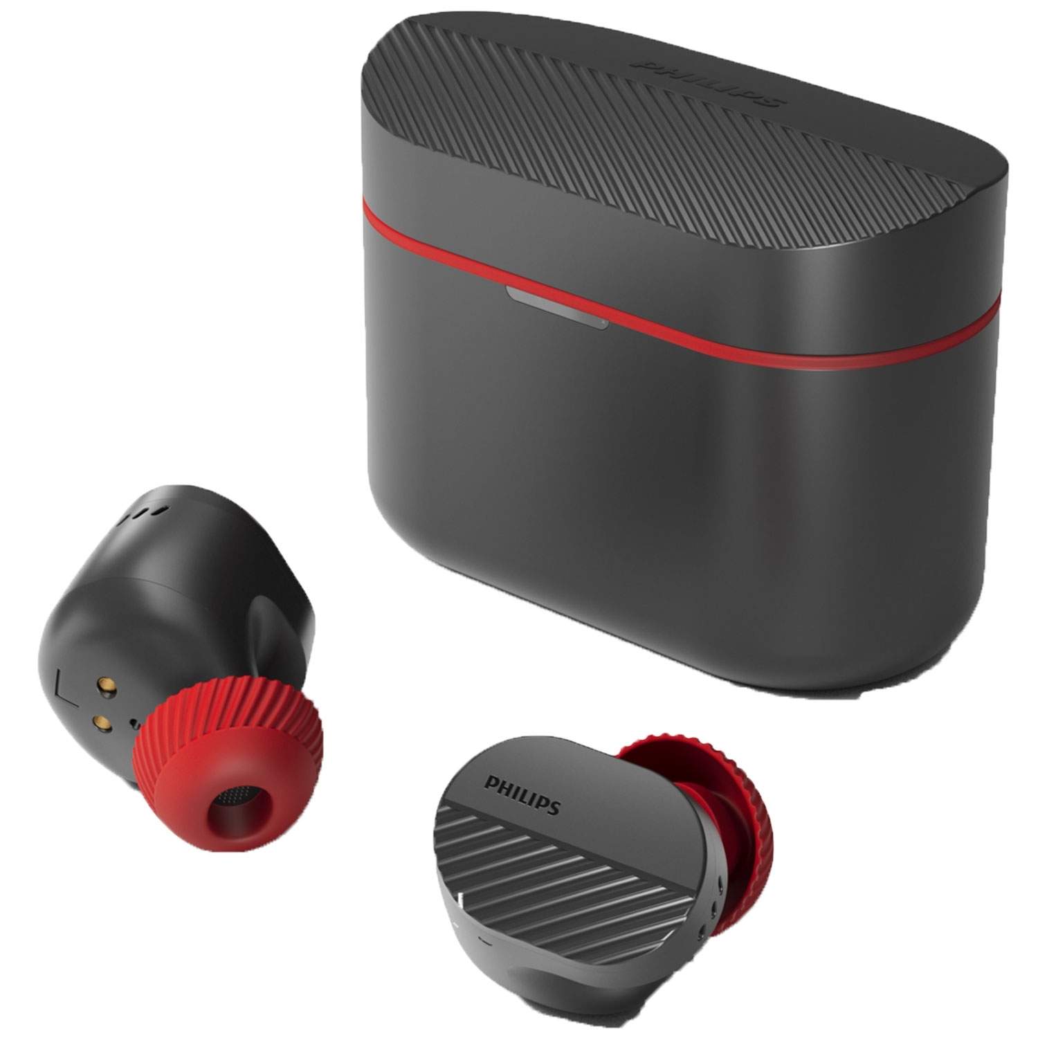 Philips - In-ear Trådløse Sports Høretelefoner - Sort - Taa5508