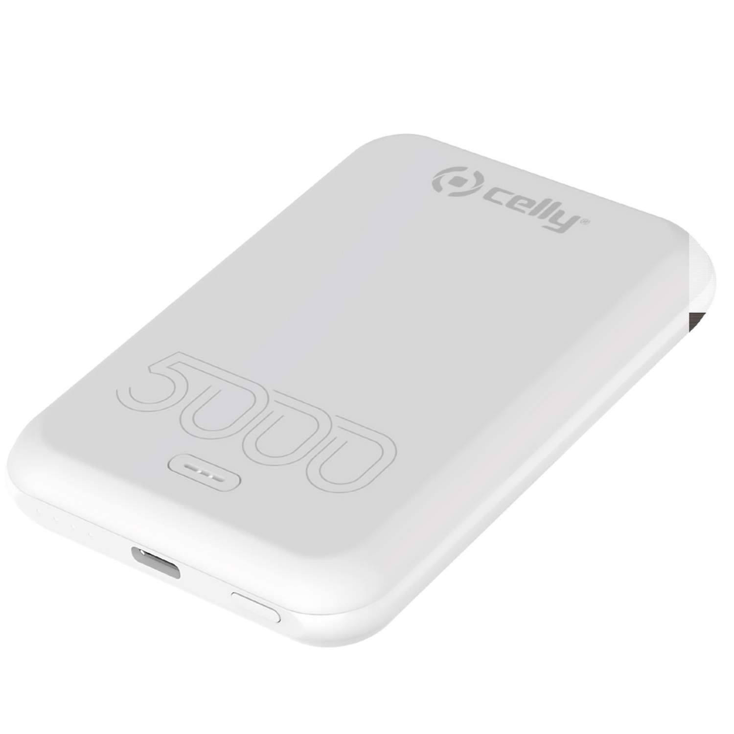 MAGPB5000EVO PowerBank 15W MagSafe trådløs opladning 5000mAh Hvid