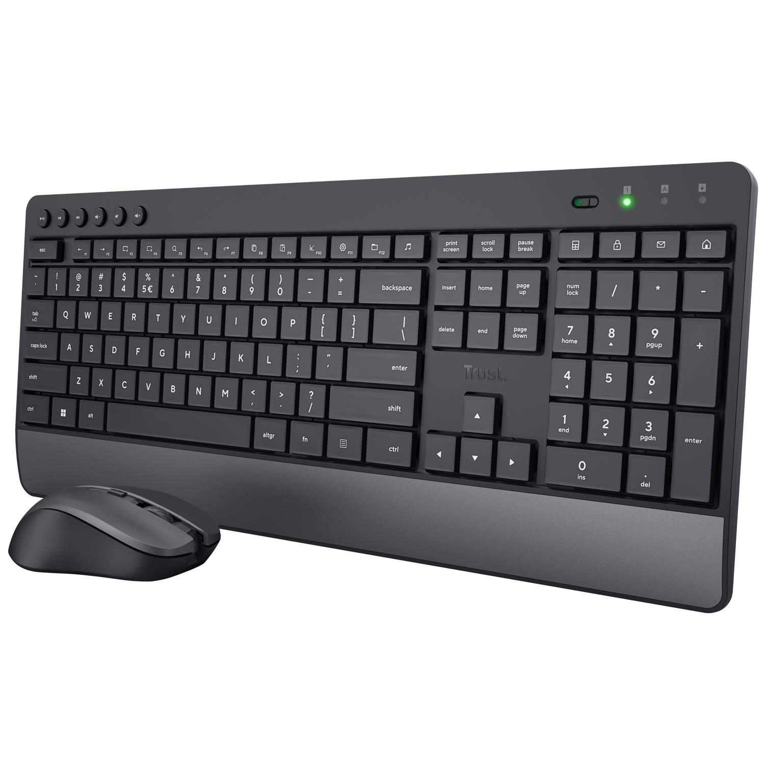Trezo Trådløst tastatur og mus Eco-design