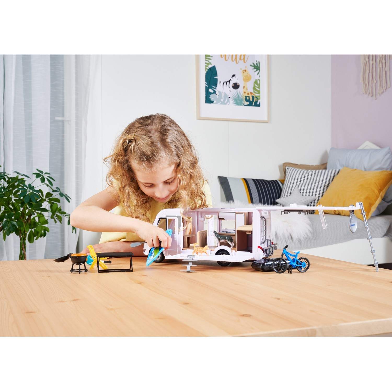 Alternativ bild 1 för Fordon utan fjärrkontroll Camper Set, Try Me 203837021 1 st