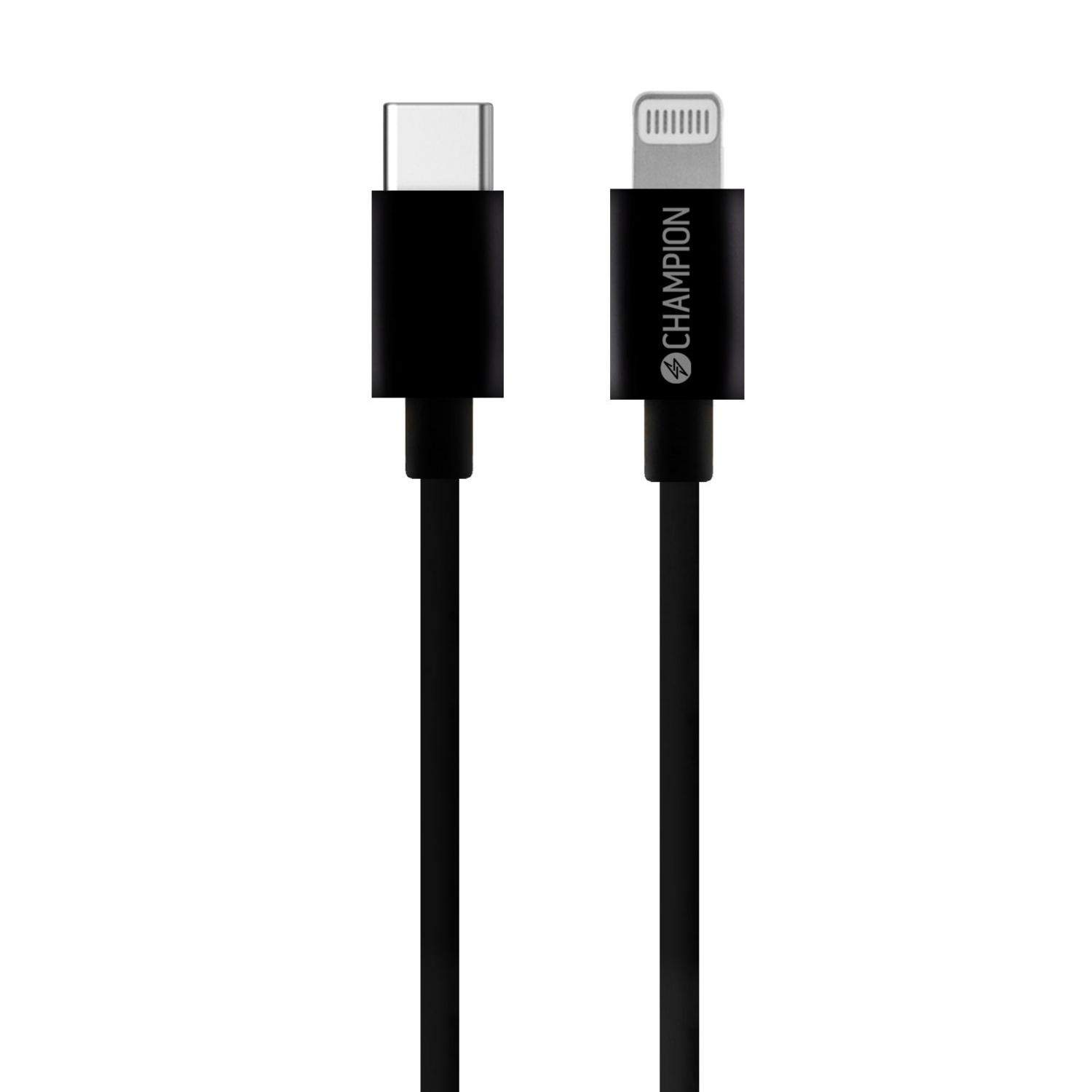 USB-C till Lightning Kabel 1m Svart | Elektronik - Kablar & Adaptrar - Adaptrar & Signalomvandlare - Lightning | Pryloteket