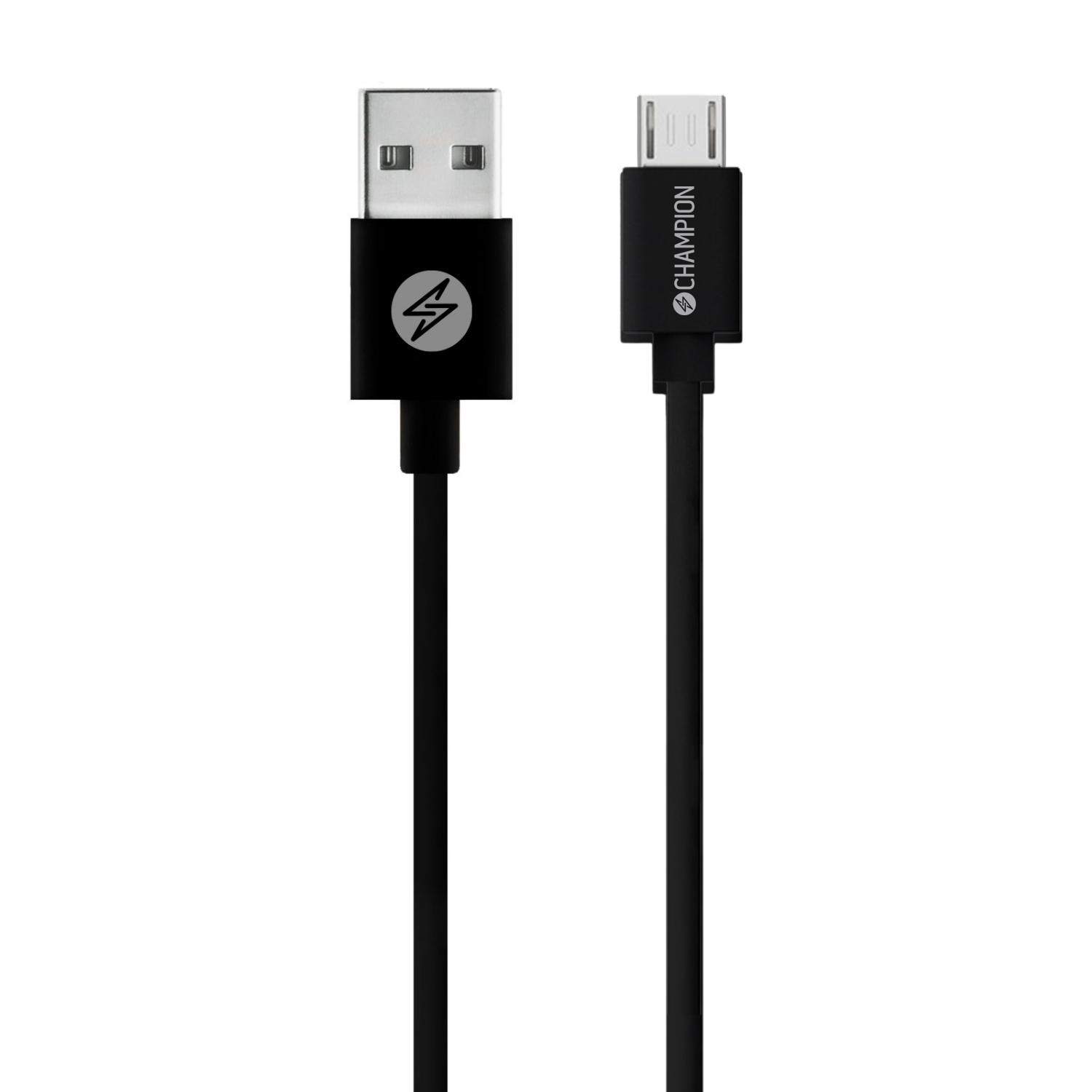 USB-A til Micro-USB Kabel 1m Sort