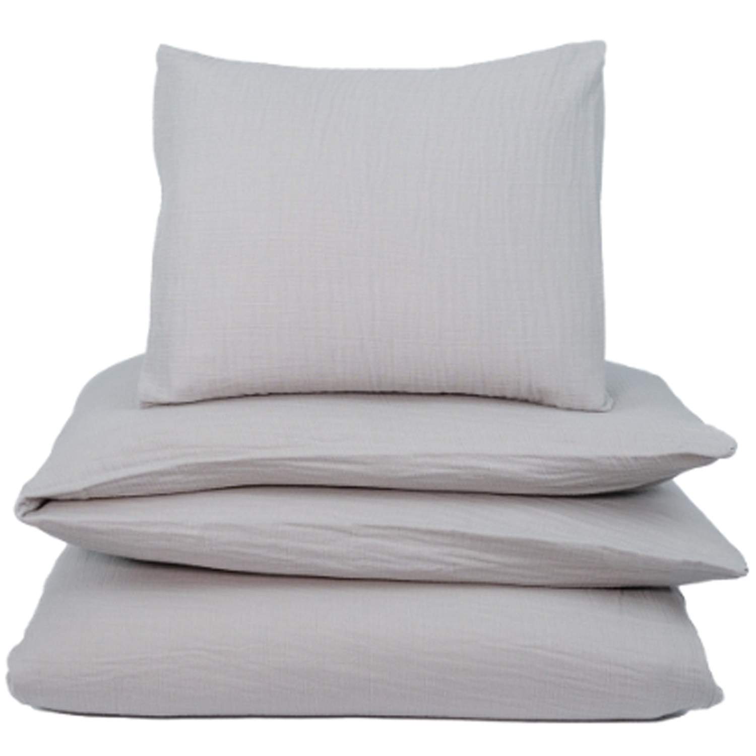 Dynebetræk Cradle Muslin Greige