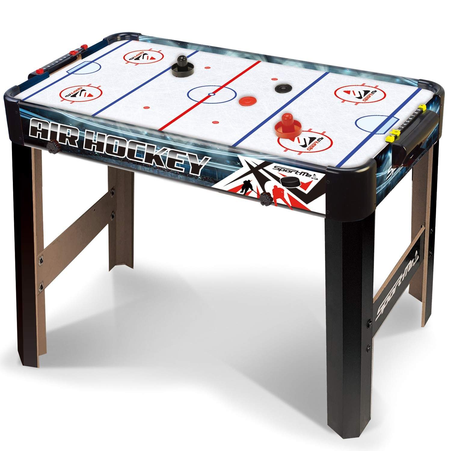 Airhockey spil på benene