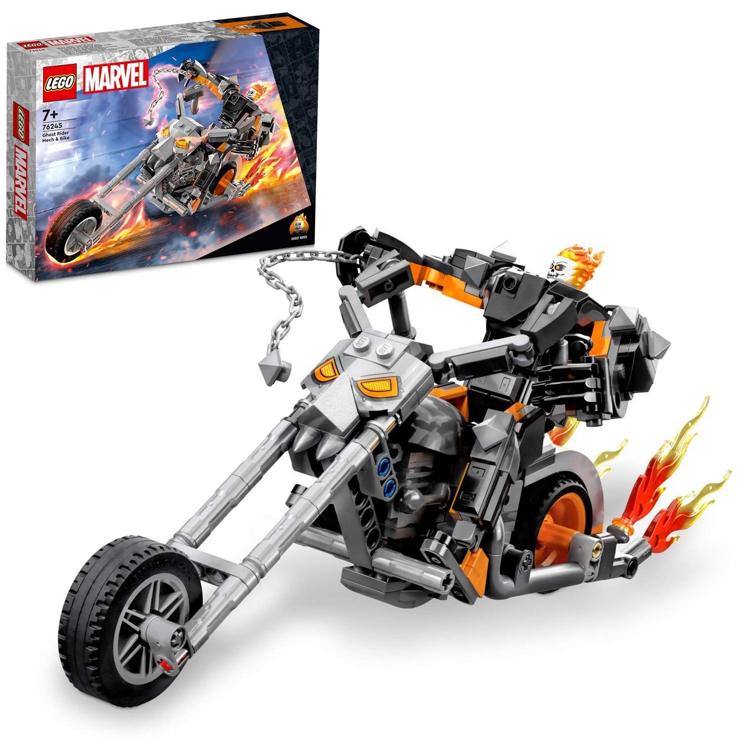 Ghost Rider robot og cykel 76245