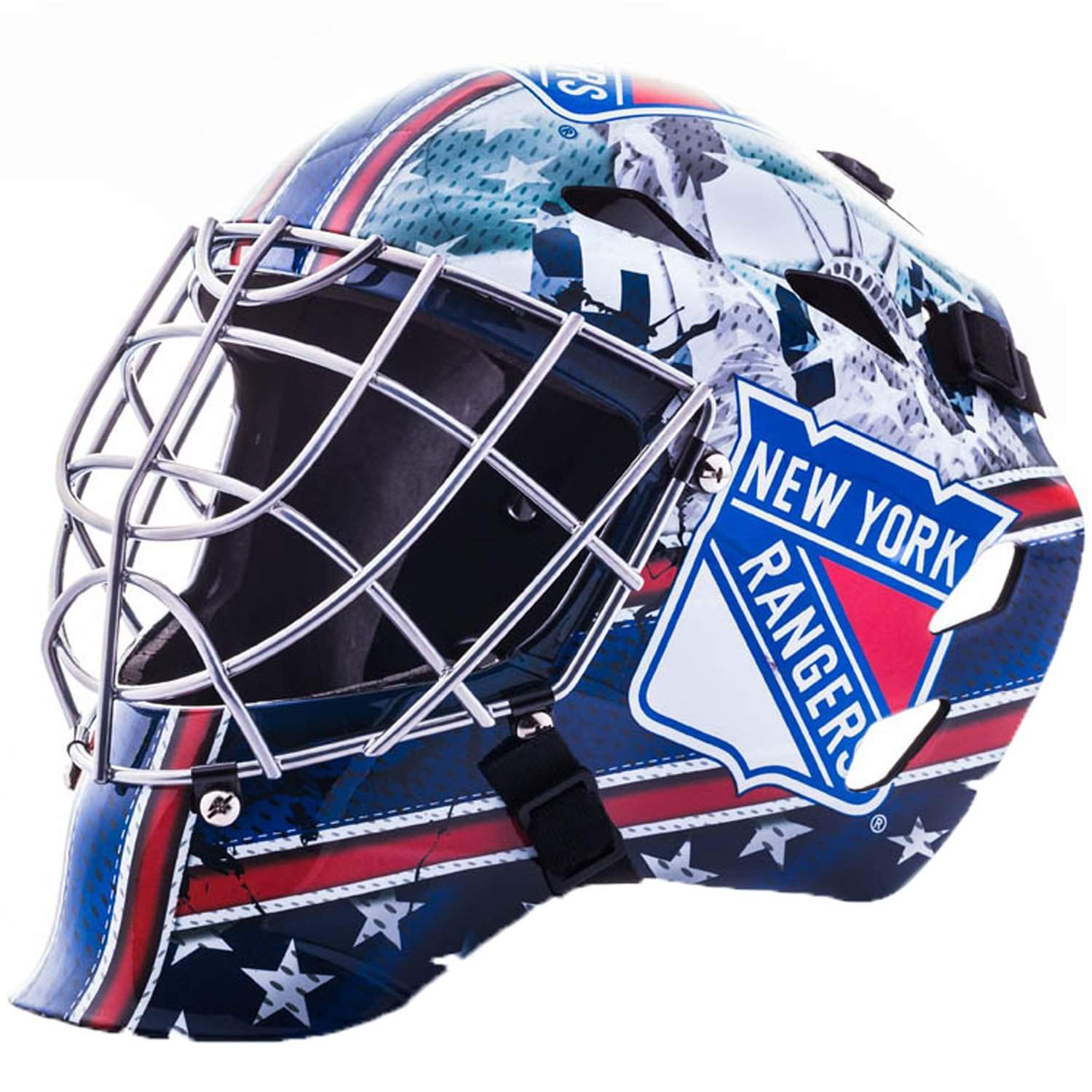 Street hockey maske NHL New York Rangers