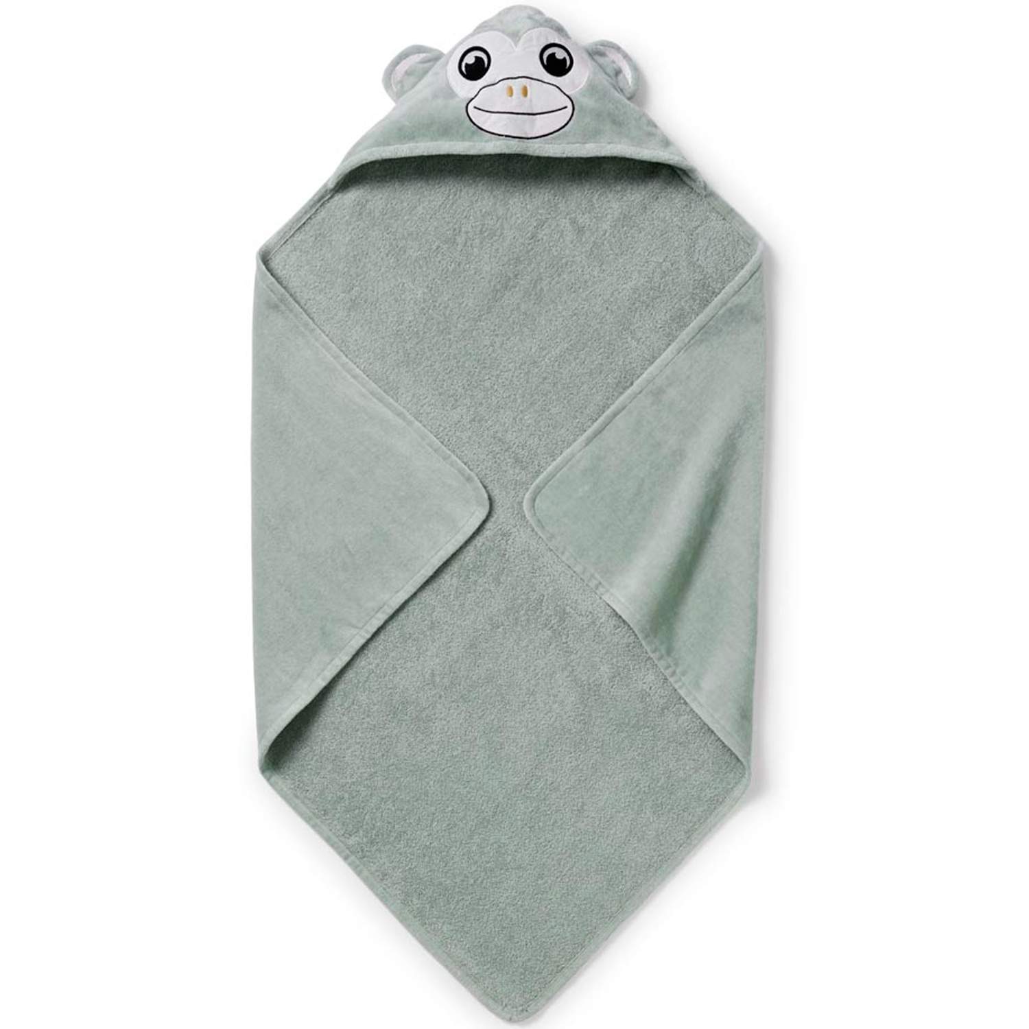 Håndklæde med hætte, Pebble Green
